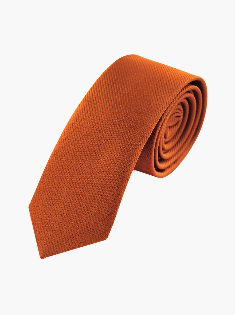 axy Krawatte Geschenkbox cm einfarbig Apricot 5.0 mit Krawatte Geschenk Seidenkrawatte, perfektes breit Herren