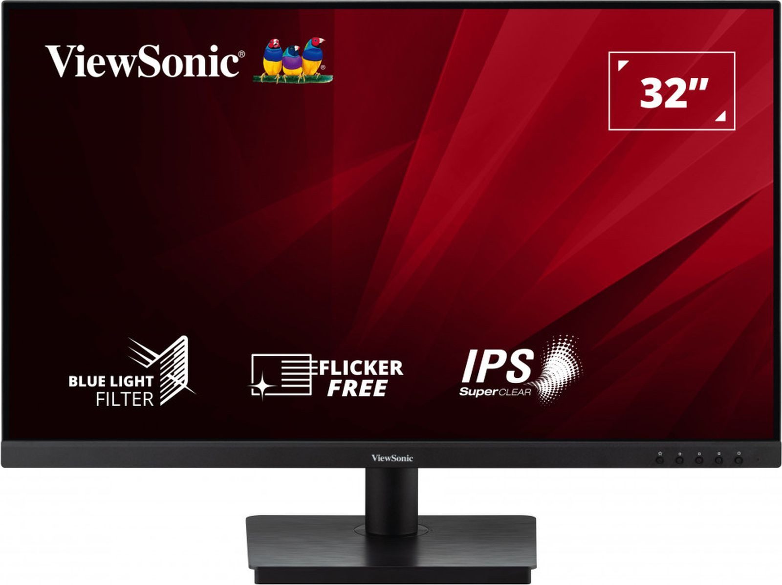 Viewsonic VA3209-MH 81,28cm 32Zoll 1920x1080 IPS LED VGA HDMI TFT-Monitor (1920 x 1080 px, Full HD, 4 ms Reaktionszeit, 75 Hz, IPS, Lautsprecher, Kopfhörerbuchse)