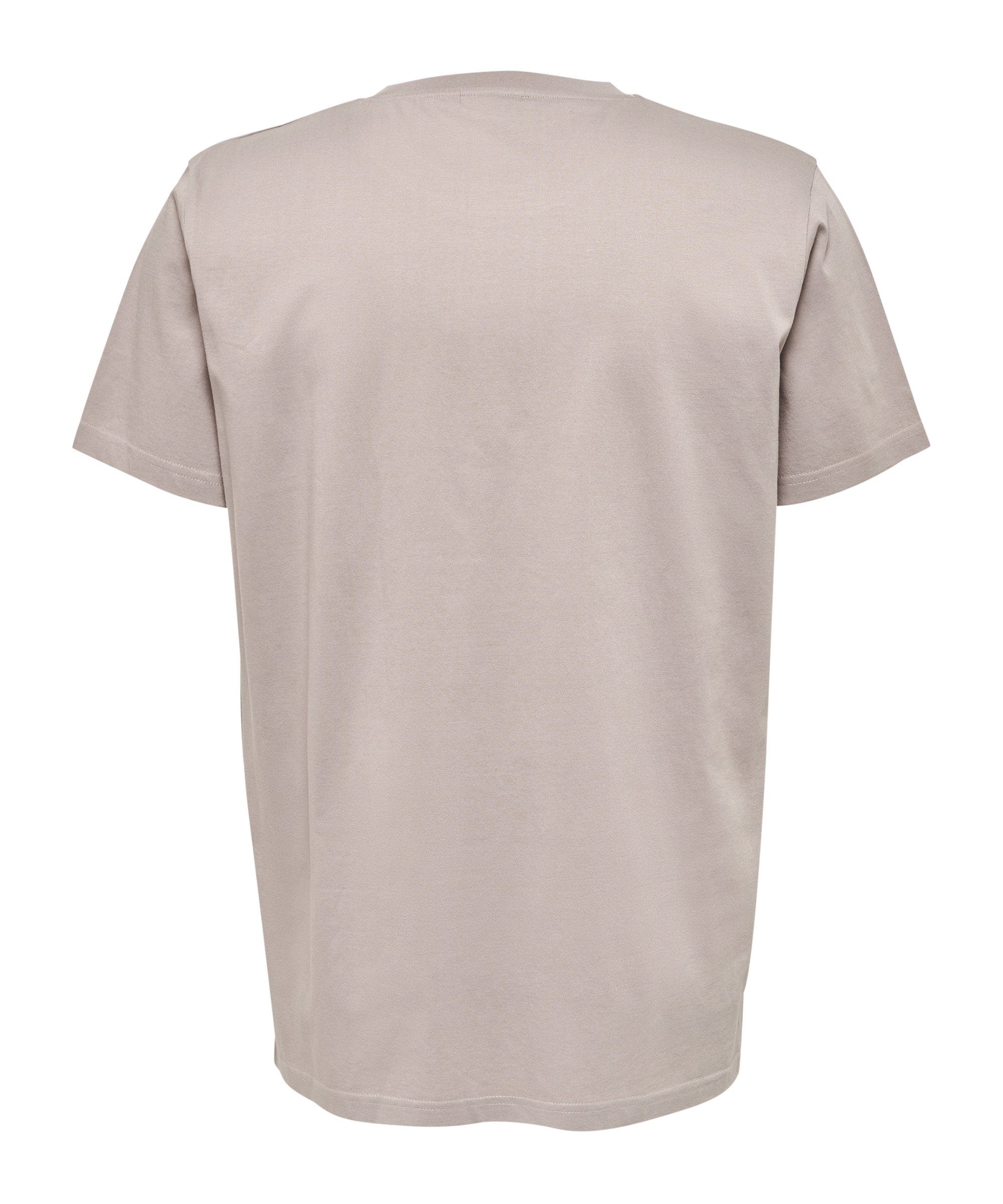 Grid default hummel T-Shirt Beige T-Shirt Move