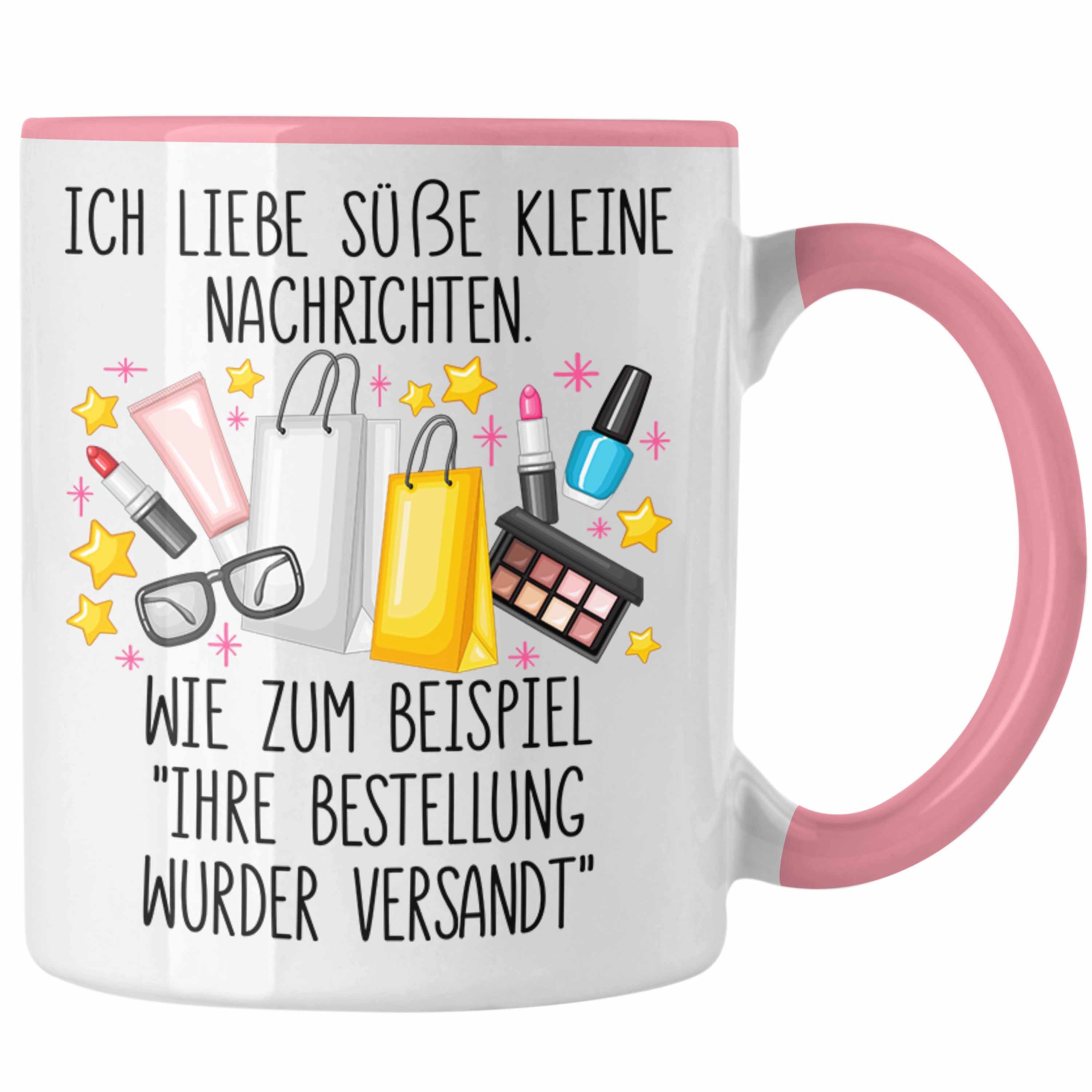 Rosa Trendation Spruch Shopping Tasse Sucht für "Ihre Tasse Bestel Frauen Online Lustige mit