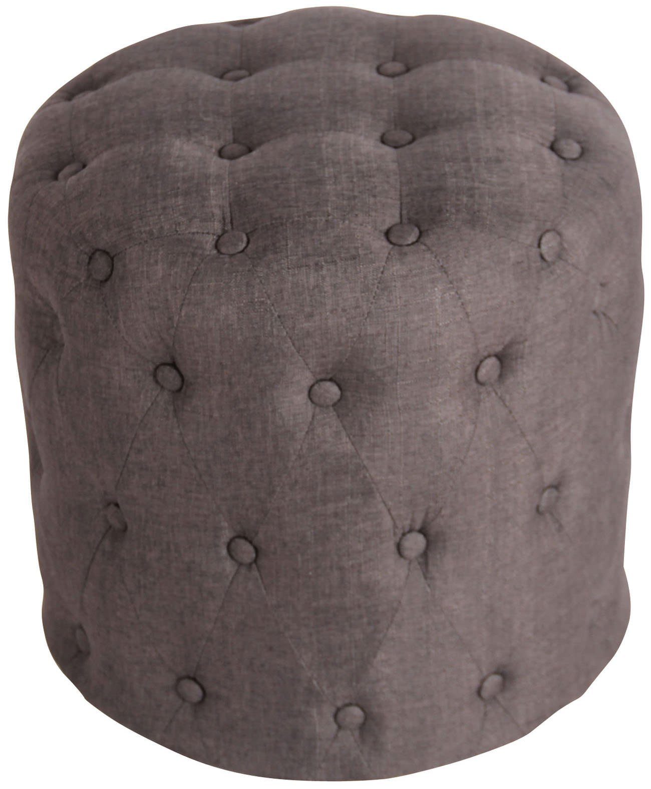 CLP Sitzhocker Lille, mit Zierknöpfen