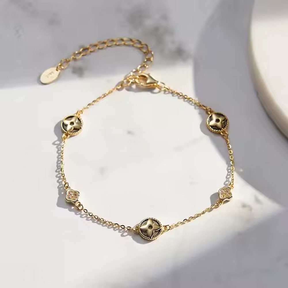 Runde Perlé Silberarmband zartes Armand mit günstig online kaufen