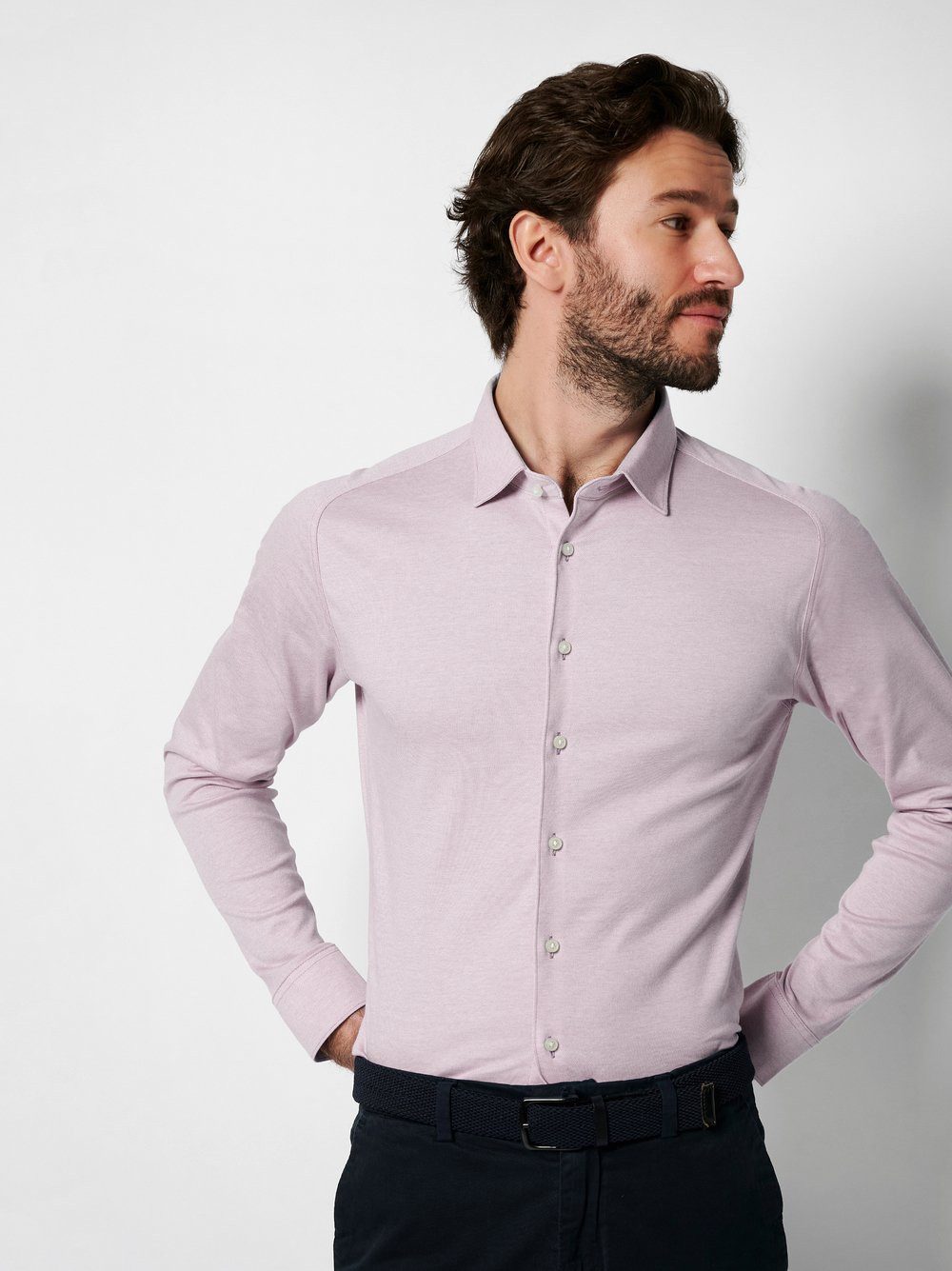 DESOTO Langarmhemd Jerseyhemd Casual Kent günstig online kaufen