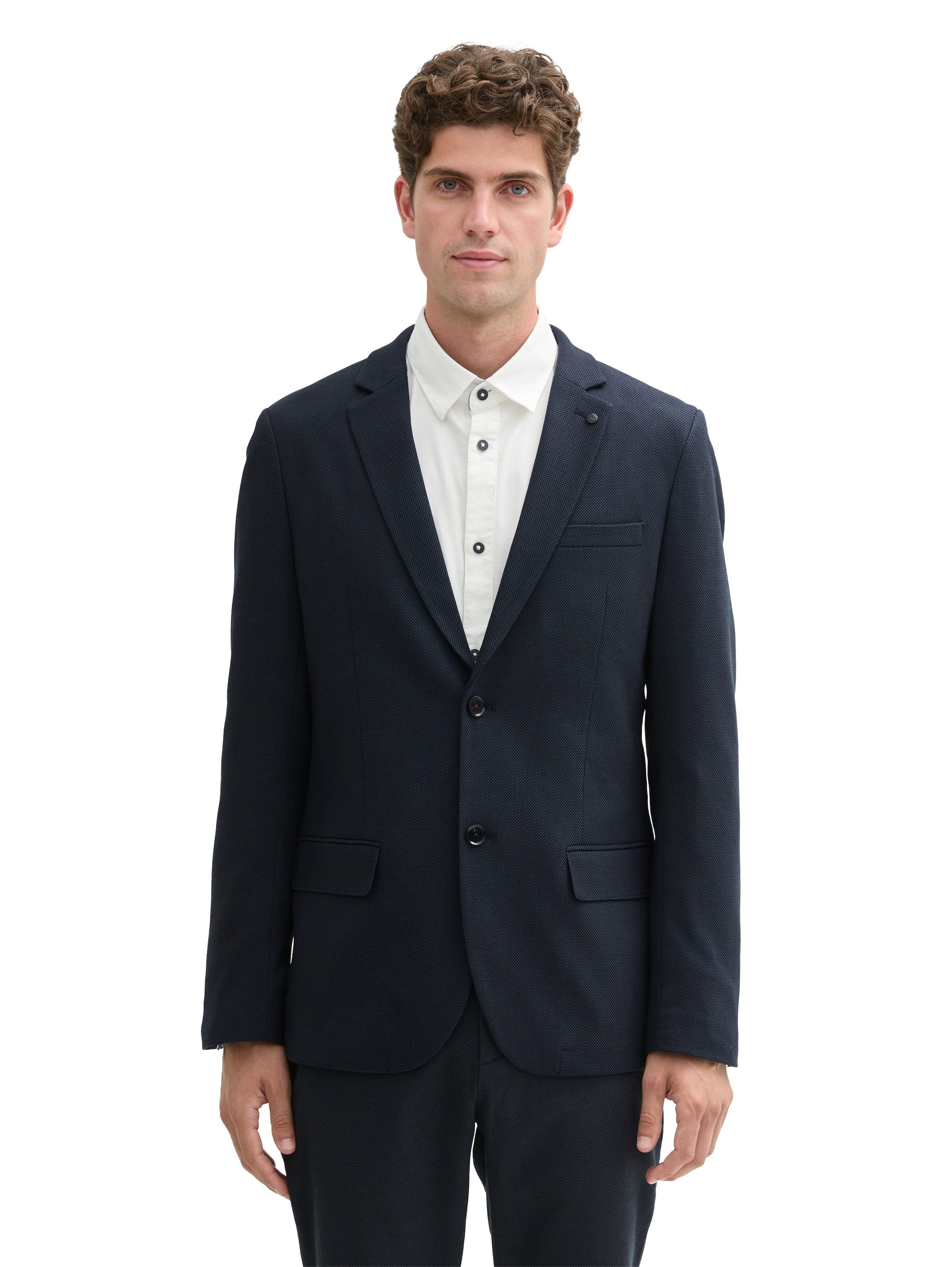 TOM TAILOR Jackenblazer Sakko mit Stretch-Anteil