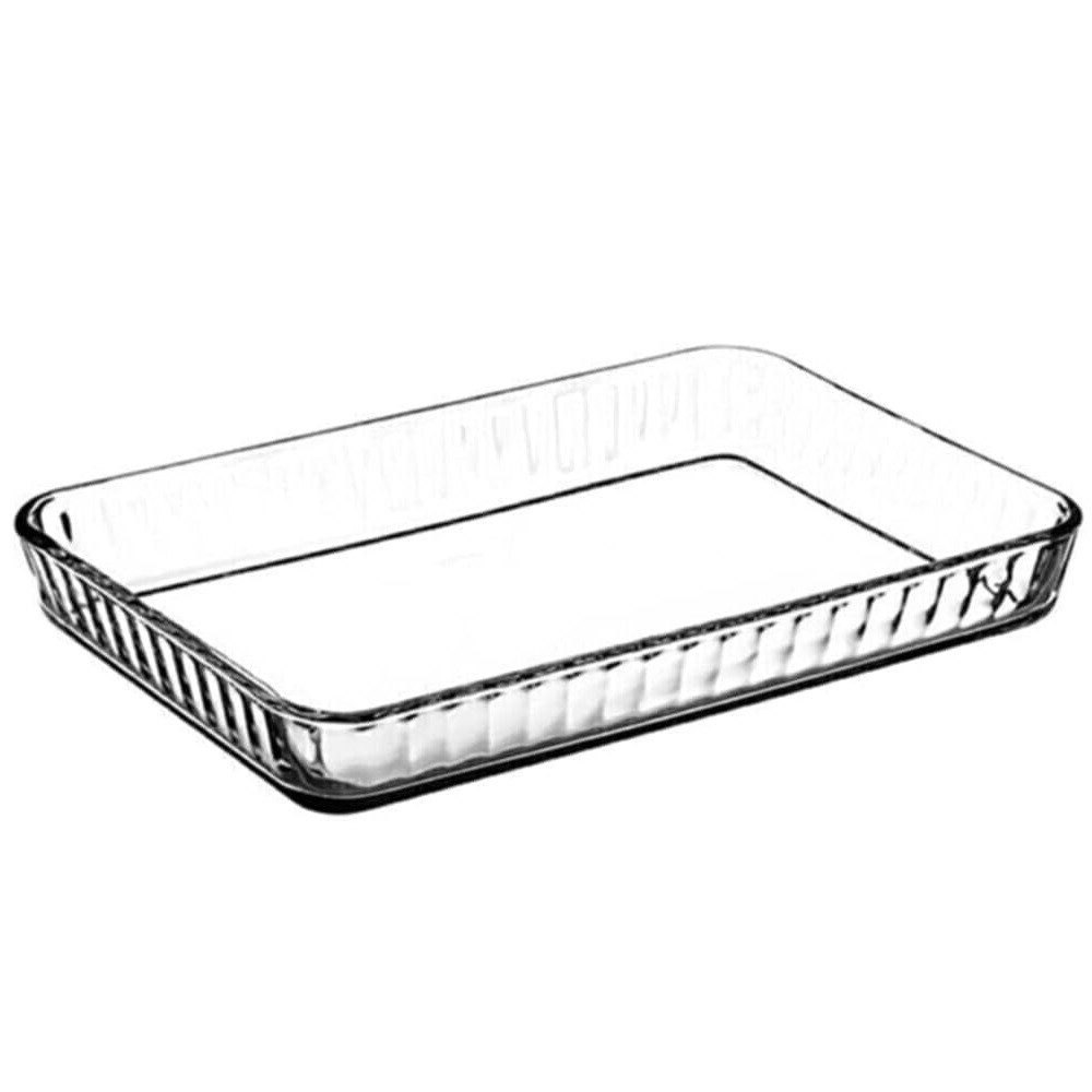 Pasabahce Auflaufform Pasabahce Borcam Ofenschale echteckig 40x27 cm, Borosilikatglas