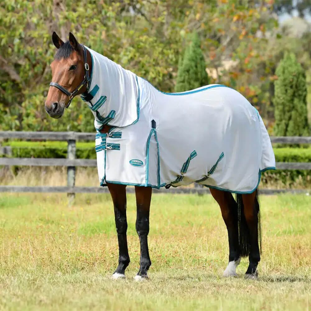 WeatherBeeta Pferde-Fliegendecke Weatherbeeta Comfitec Zephyr Plus Mesh Combo Neck