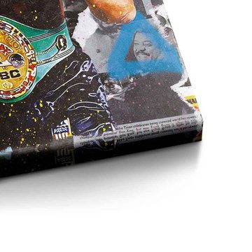 DOTCOMCANVAS® Leinwandbild Iron Mike, Mike Tyson Leinwandbild Iron Mike Boxer Sport Pop Art Collage