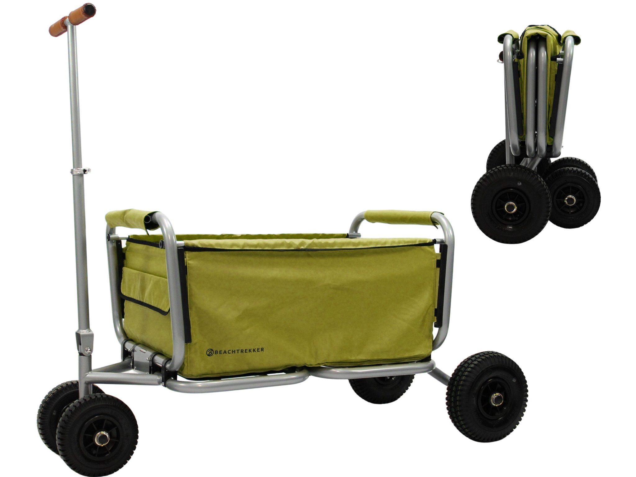 Beachtrekker Bollerwagen LiFe, faltbarer Bollerwagen inkl. Feststellbremse