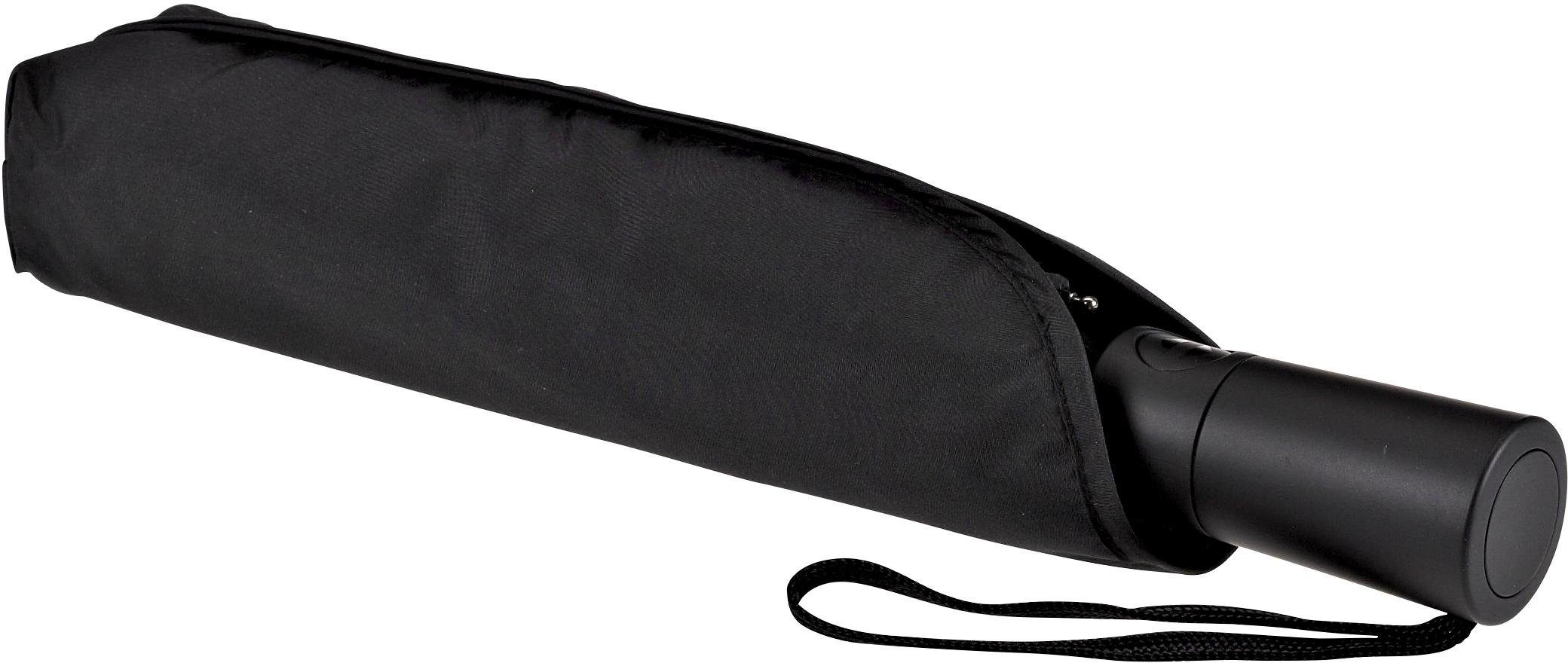 Taschenregenschirm EuroSCHIRM® schwarz 3020, Automatik