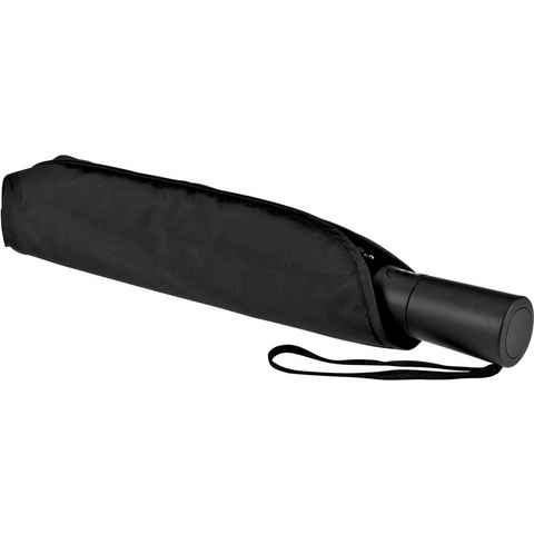 EuroSCHIRM® Taschenregenschirm Automatik 3020, schwarz, Automatik, lässt sich besonders leicht öffnen und schließen