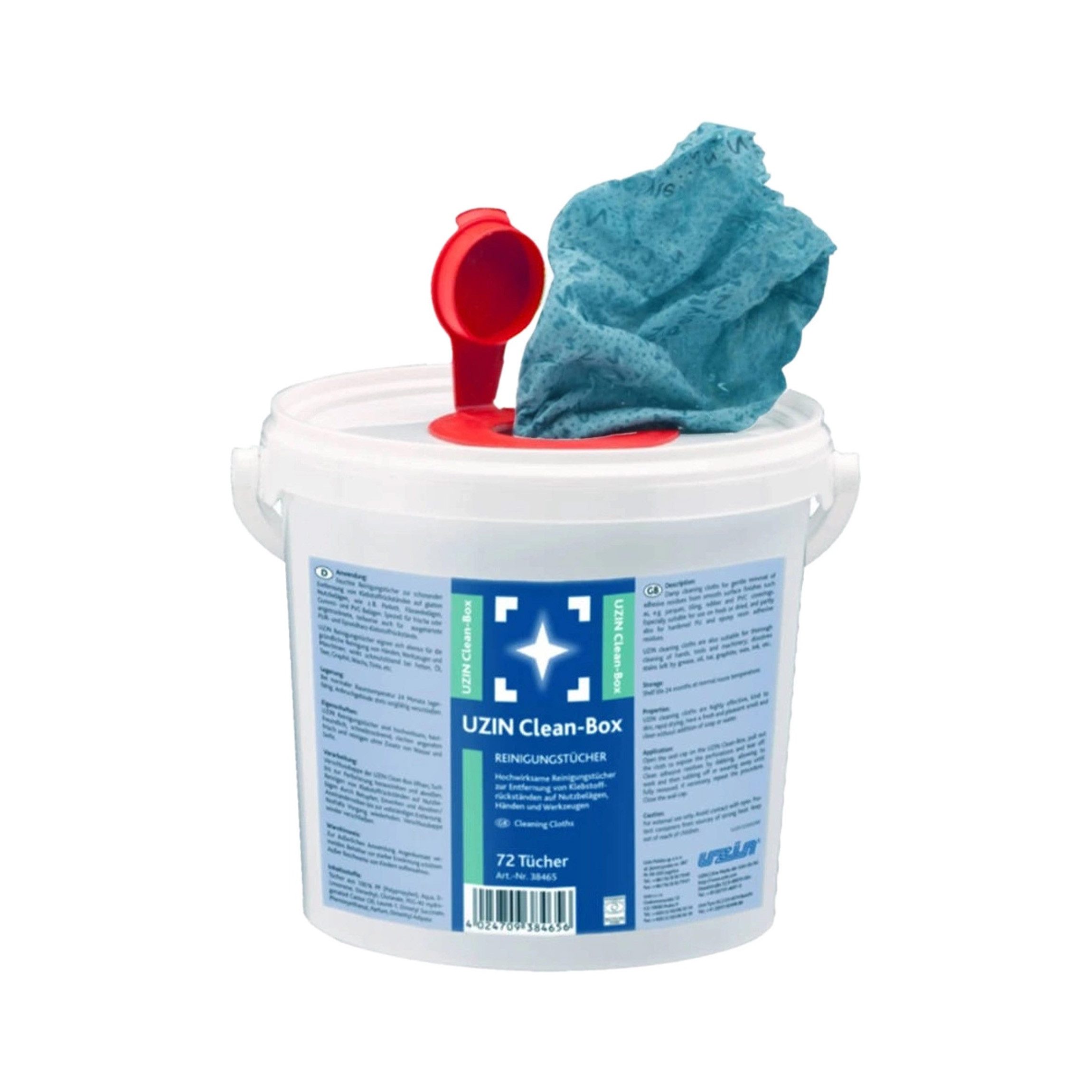 Uzin UZIN Clean Box Reinigungstücher - entfernen Klebstoffreste, 72 Stk. Feuchte Allzwecktücher (1-St)