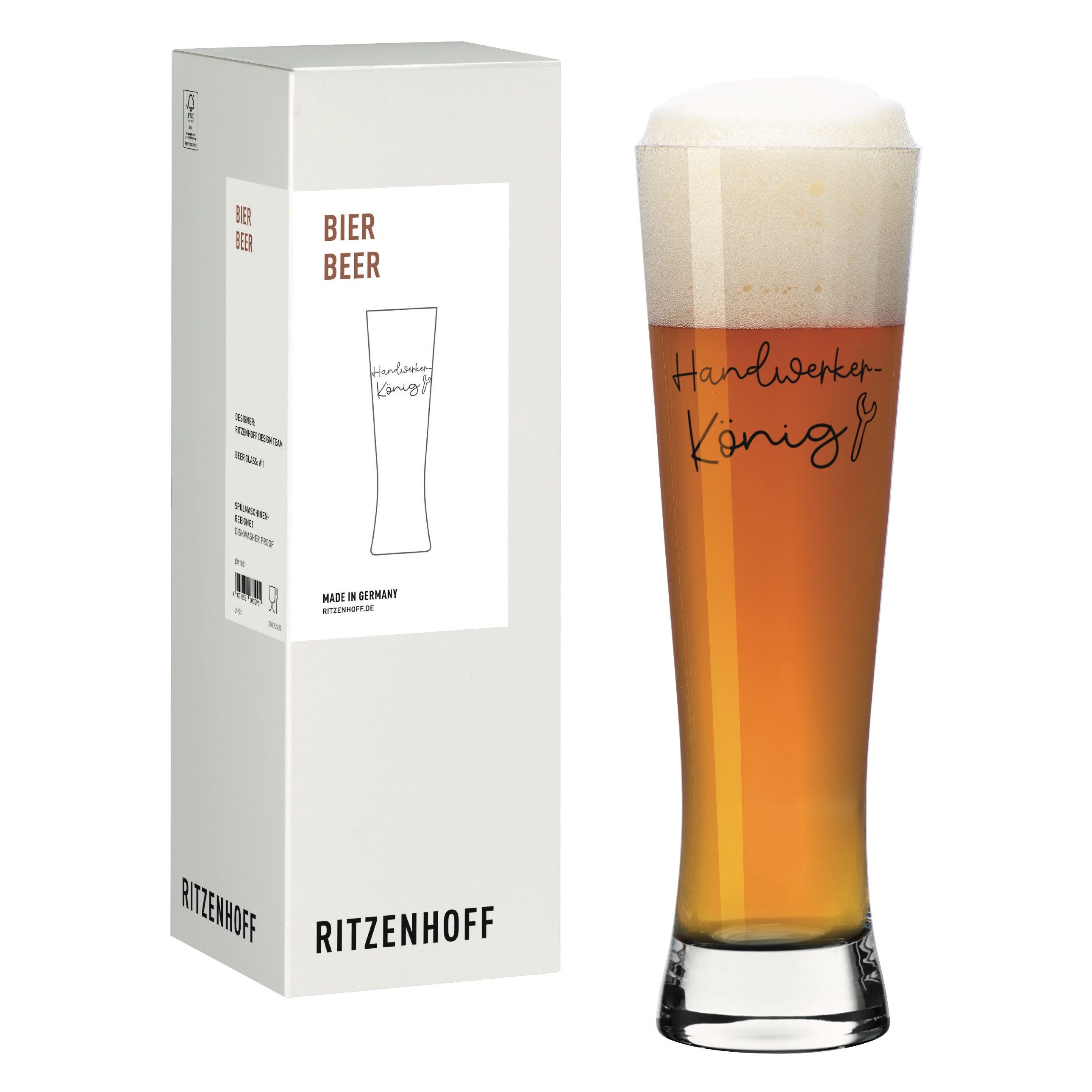 Ritzenhoff Bierglas Heimwerker