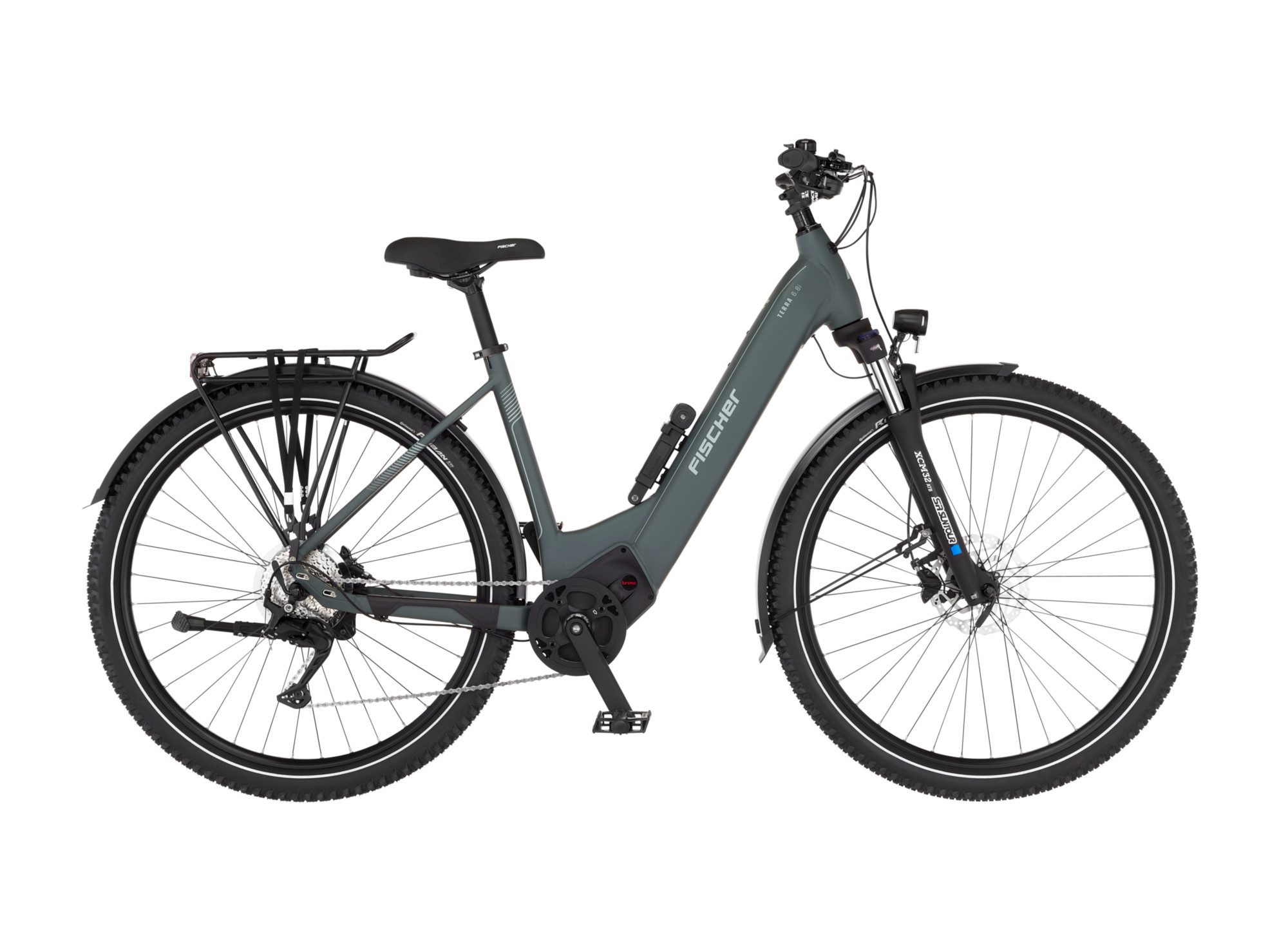 FISCHER Fahrrad E-Bike Trekkingrad TERRA 6.8I 711 ULTIMATE, 9 Gang Shimano Cues RD-U3020 Schaltwerk, 711 Wh