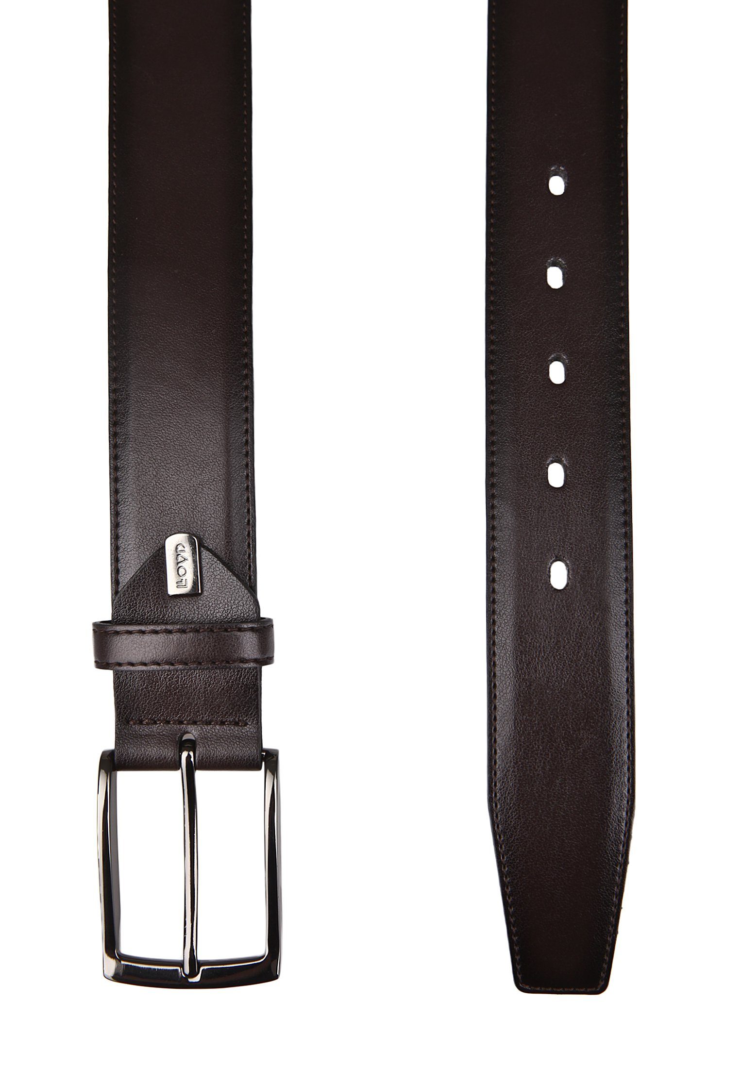 Belts Ledergürtel Dunkelbraun Gürtel LLOYD mit Kantenfinish Men’s