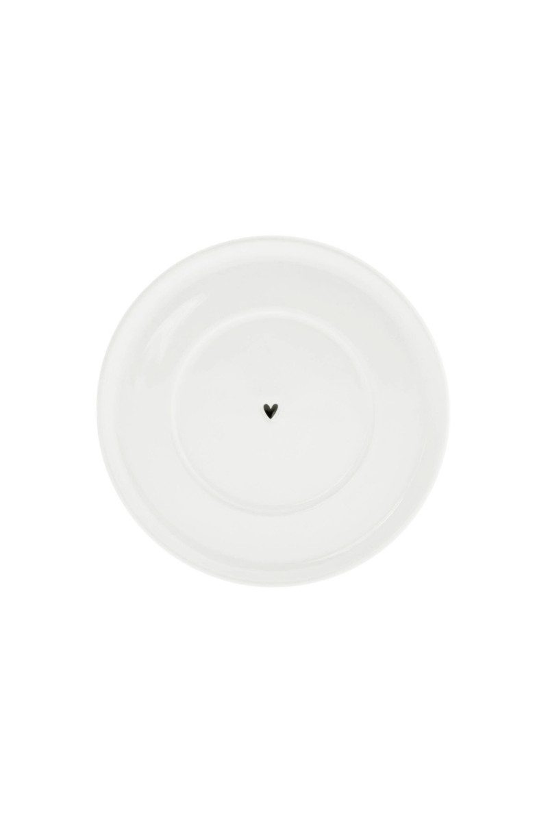 Geschirr-Set Untertasse small - HERZL - weiß