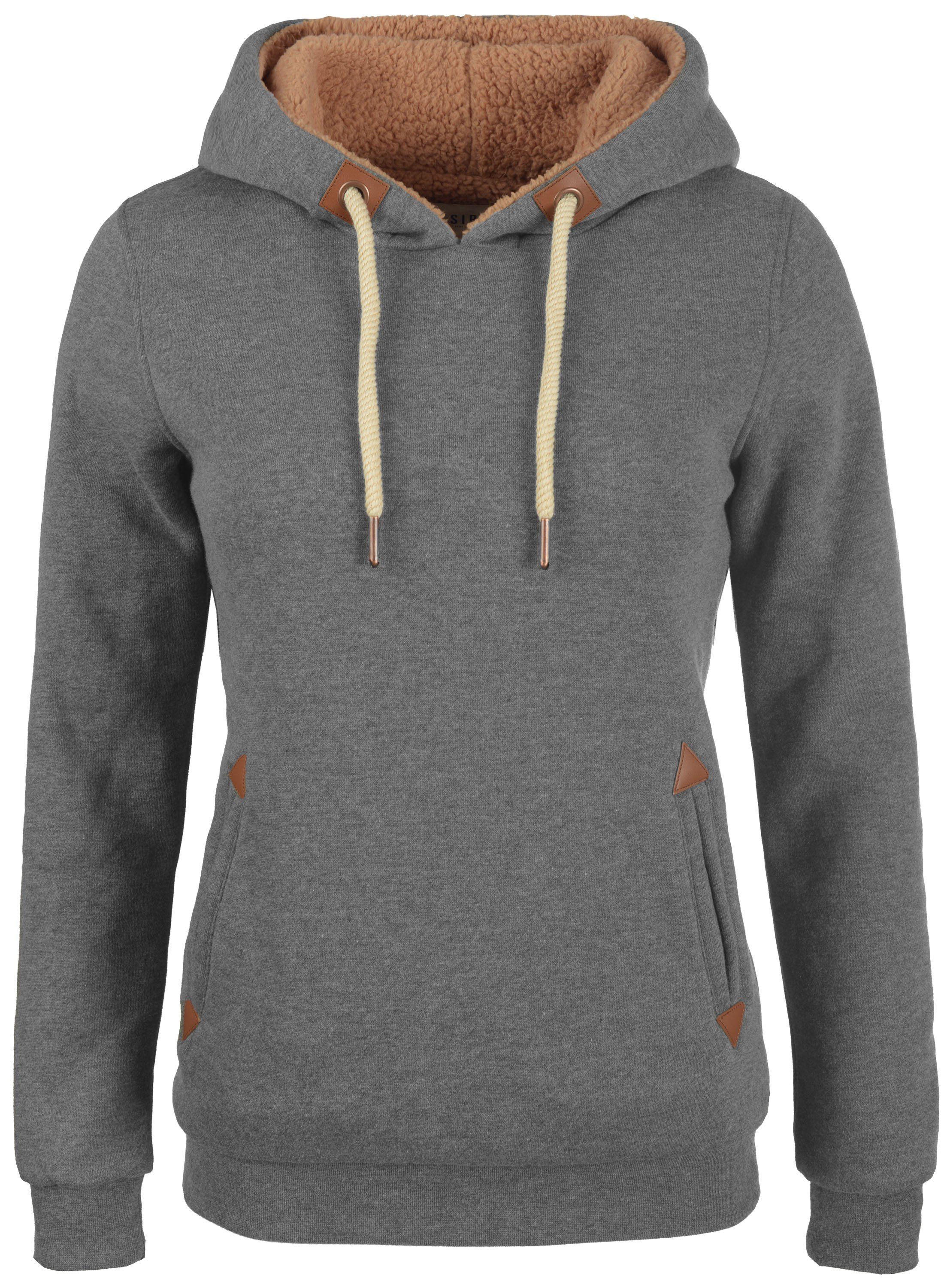 DESIRES Hoodie Vicky Pile Hood Kapuzenpullover mit Teddyfutter in der Kapuze