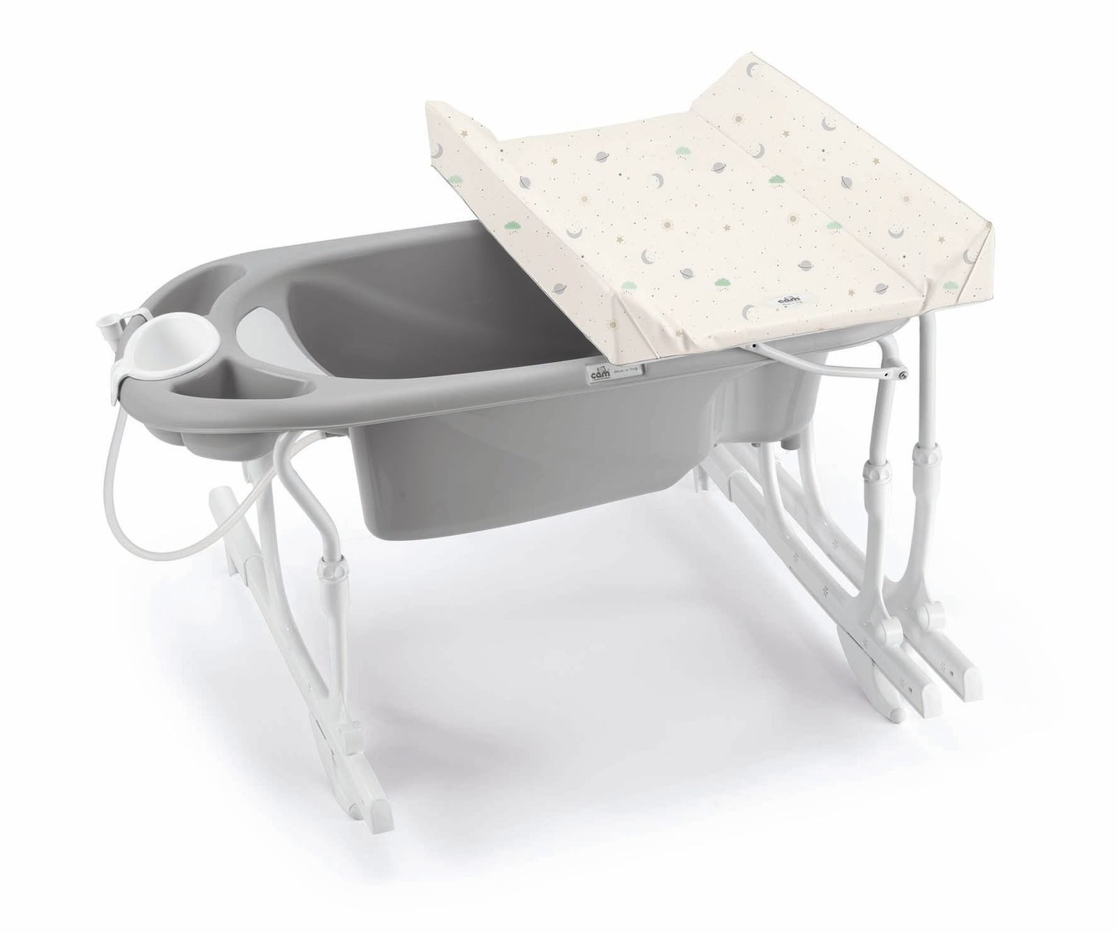 CAM Badewanne Baby Badewanne mit Wickelauflage Idro Baby Estraibile