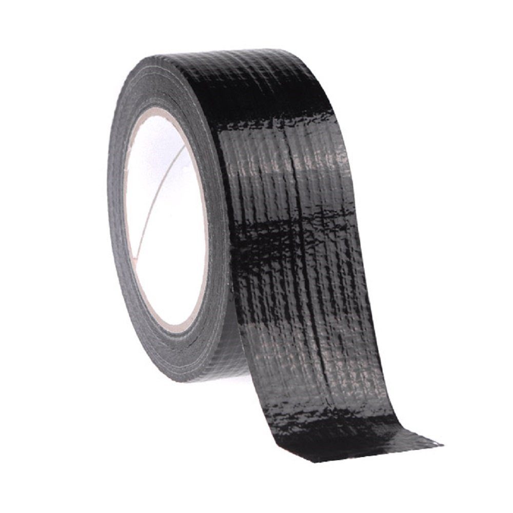 HaGa Klebeband Gewebeklebeband 50m x 48mm Klebeband Schwarz | Klebefilme