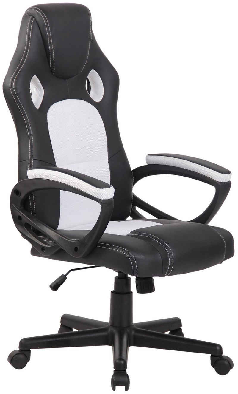 CLP Gaming Chair Fire Kunstleder, höhenverstellbar und drehbar