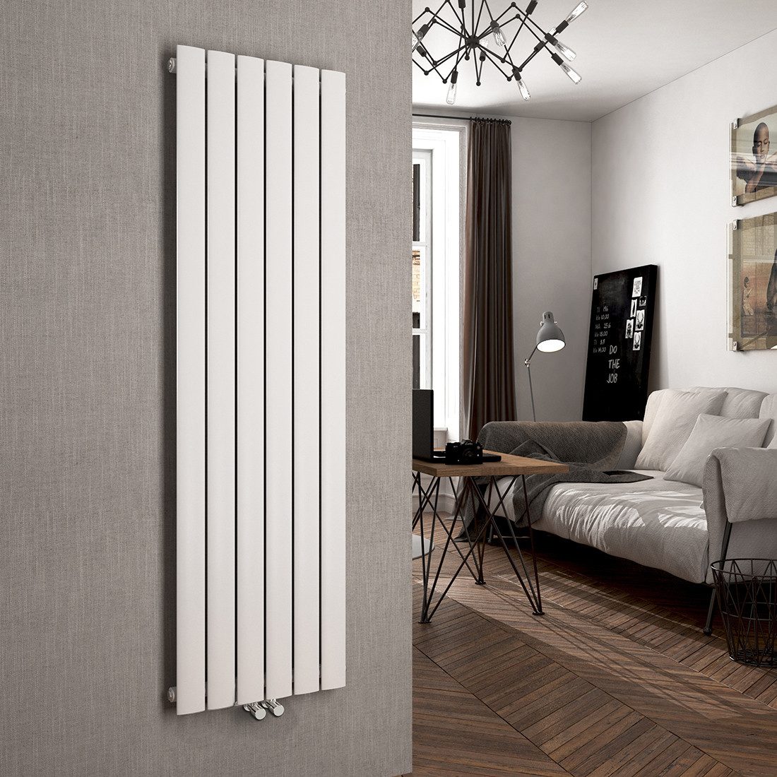 EMKE Heizkörper 160x46cm Flach Heizkörper Design Paneelheizkörper, Vertikal günstig online kaufen