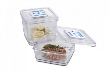 SOLIS OF SWITZERLAND Frischhaltedose für Vakuumierer, Lunch Boxen, 922.79, Kunststoff, (2-tlg), Spülmaschinenfest, Volumen Box 2: 2800 ml, BPA frei, für Kühlschrank