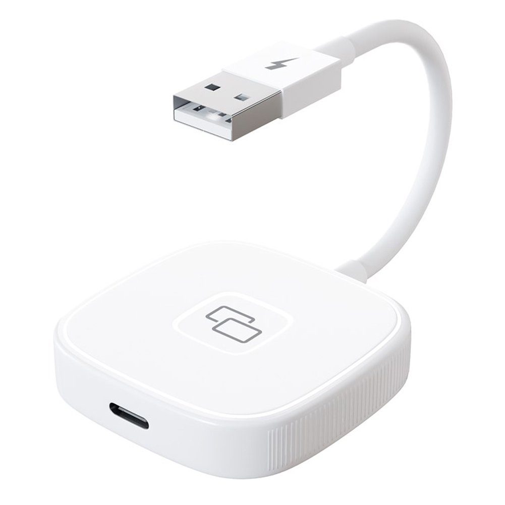 Bolwins A39C Auto Spiegeladapter AI Box Carplay Display Adapter USB-C Adapter Auto-Adapter USB Typ A, USB-C zu USB-C, 7 cm, Carplay, Spiegeladapter