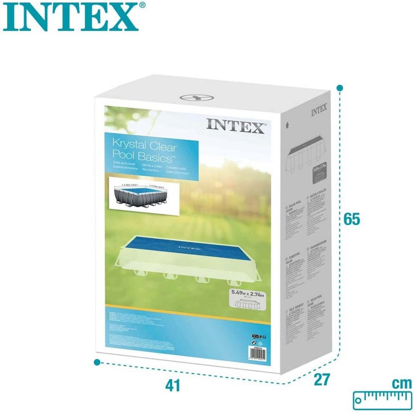 Thumbnail - Intex Pool-Abdeckplane Intex 28016, 29026 - 5.49M X 2.74M SOLAR POOL COVER