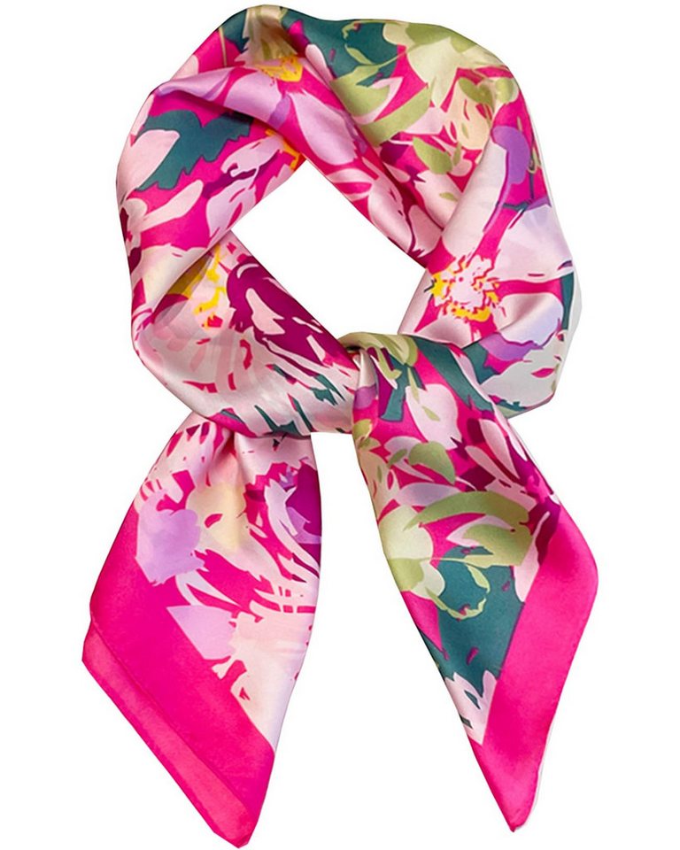 nsihing Seidentuch quadratisch, 70x70 cm, Nickituch, Bandana-Schal (1Stück), Seide, Satin-Kopftuch für Damen – Seidig-glattes Haarwickeltuch, stilvoll