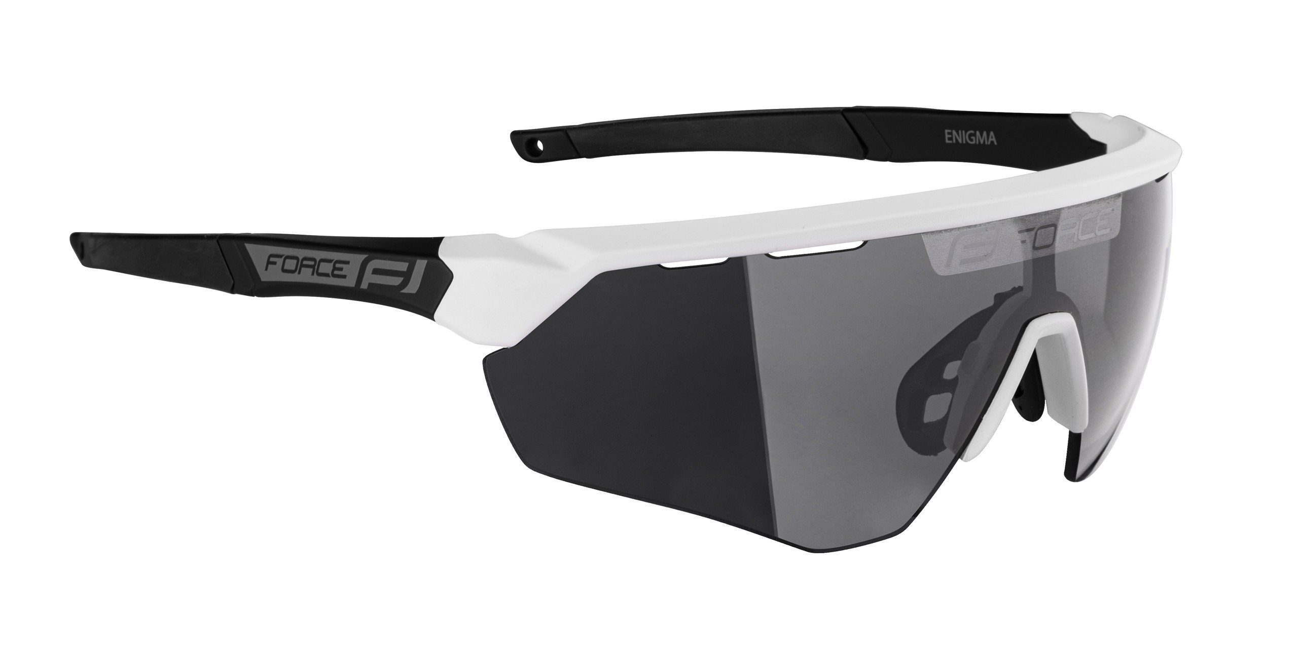 schwarz-weiss FORCE ENIGMA Fahrradbrille Sonnenbrille F