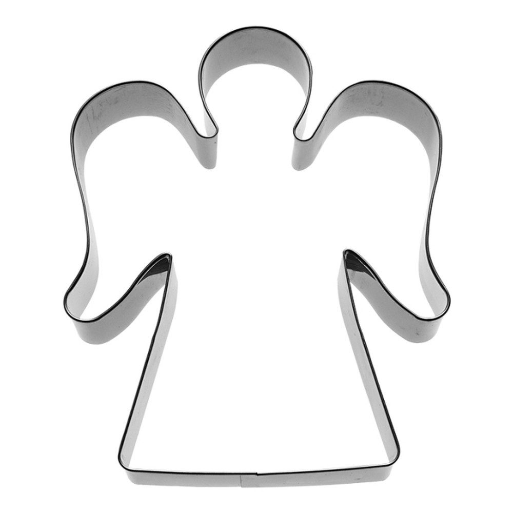 RBV Birkmann Ausstechform Ausstechform Engel 6 cm aus Edelstahl, Edelstahl, mit polierter Naht