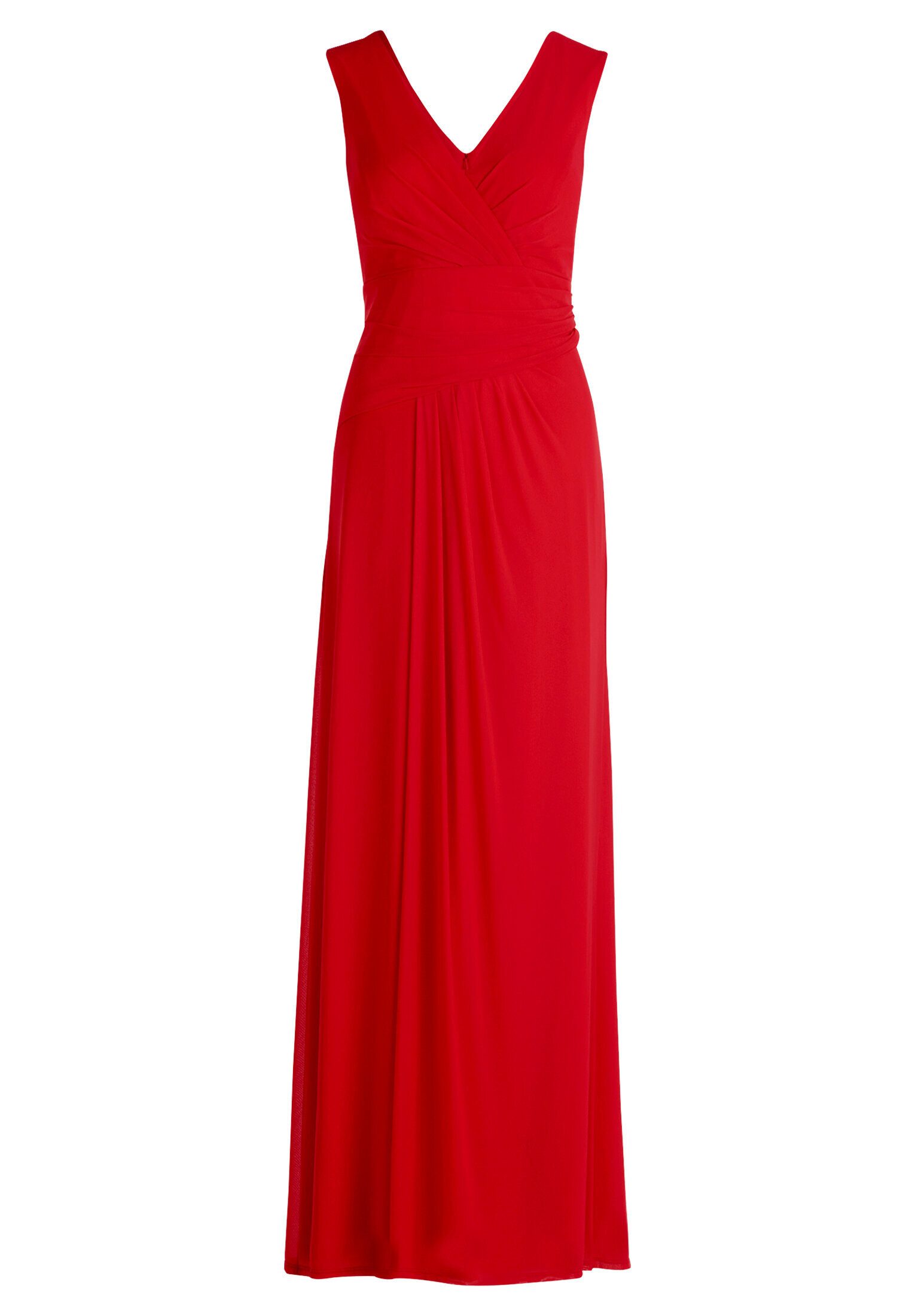 Vera Mont Abendkleid Damen mit V-Ausschnitt Falten