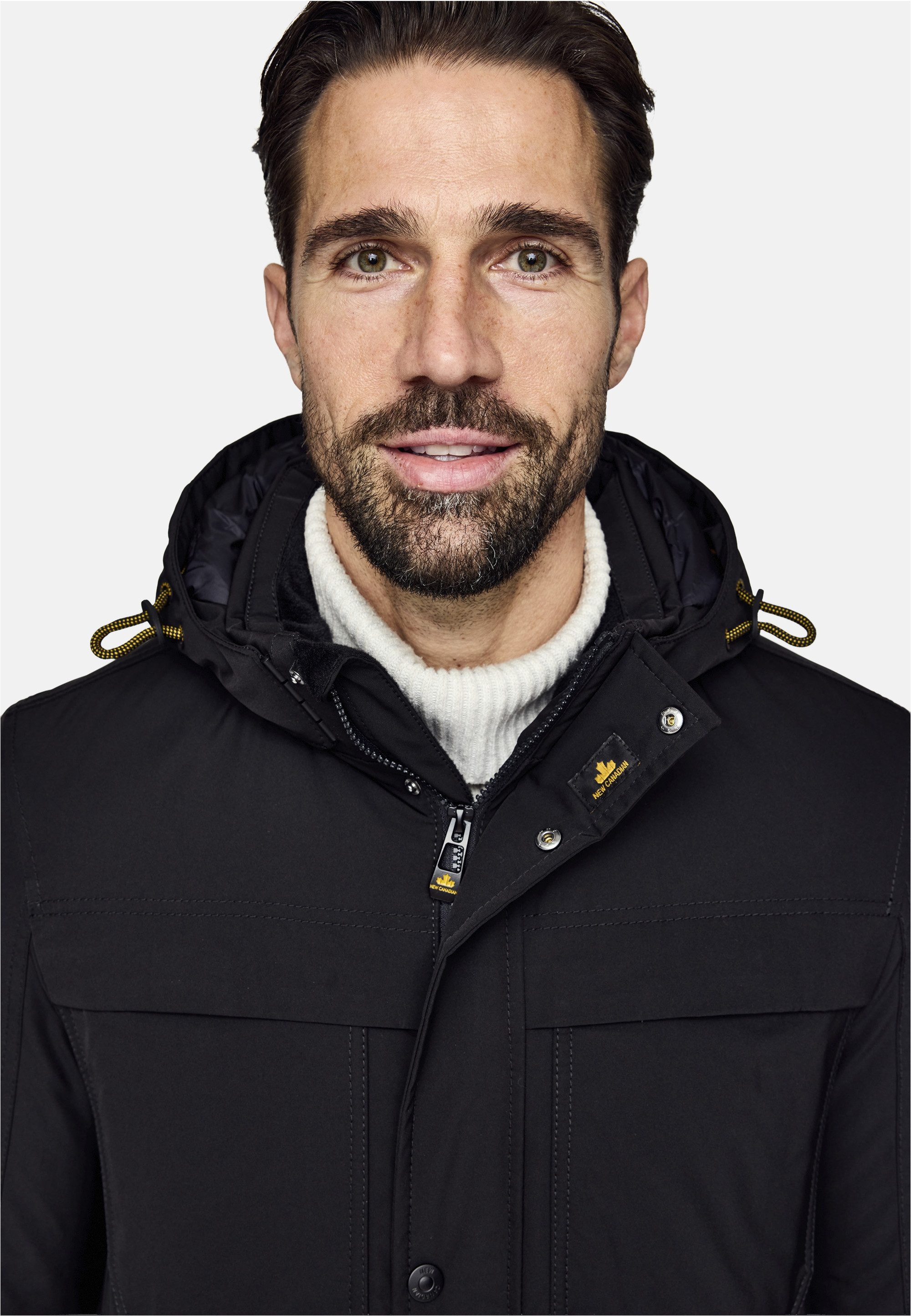 New Canadian Outdoorjacke CO-3 mit Fleece-Einsatz am Innenkragen