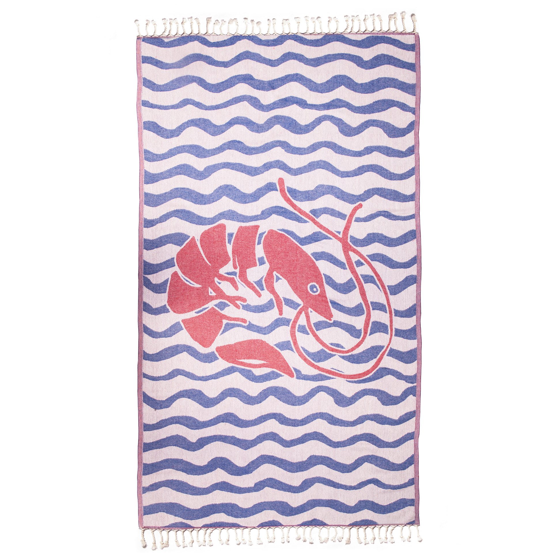 ANEMOSS Strandtücher Anemoss Strandtuch 100x180 cm Baumwolle Hamamtuch Peshtemal, (1-St)
