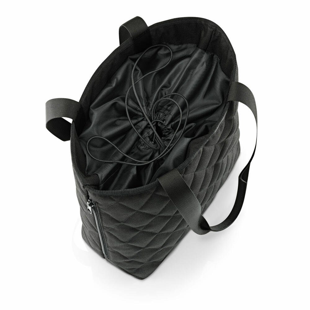 REISENTHEL® Einkaufsshopper classic shopper M Rhombus Black 8 L, 8 l