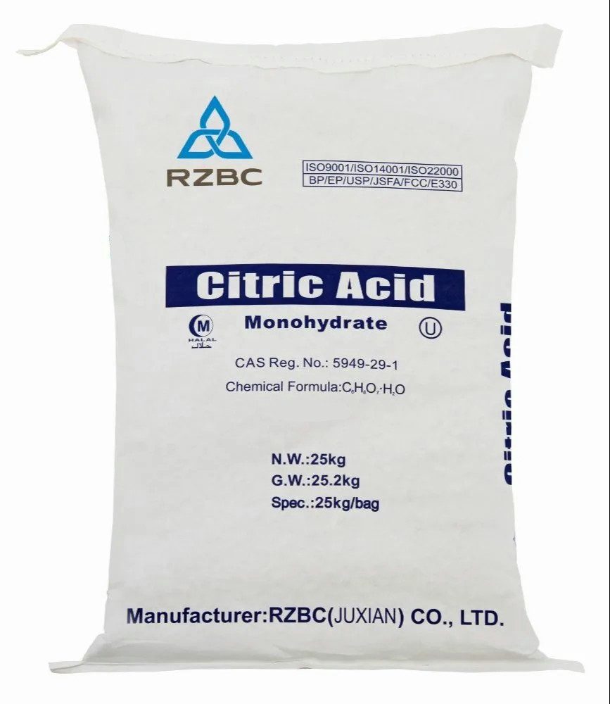 purux Zitronensäure Sack 25 kg Monohydrat E330 Lebensmittelqualität Средство для удаления накипи (Packung, [- 1x 25kg Sack Zitronensäure Zitronensäure für den Haushalt)