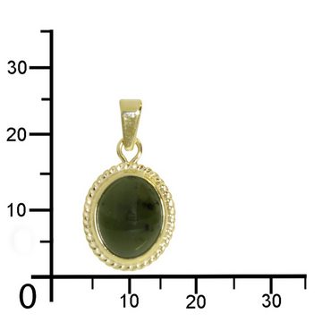 OSTSEE-SCHMUCK Kettenanhänger - Jolin - Gold 333/000 - Jade (1-tlg)