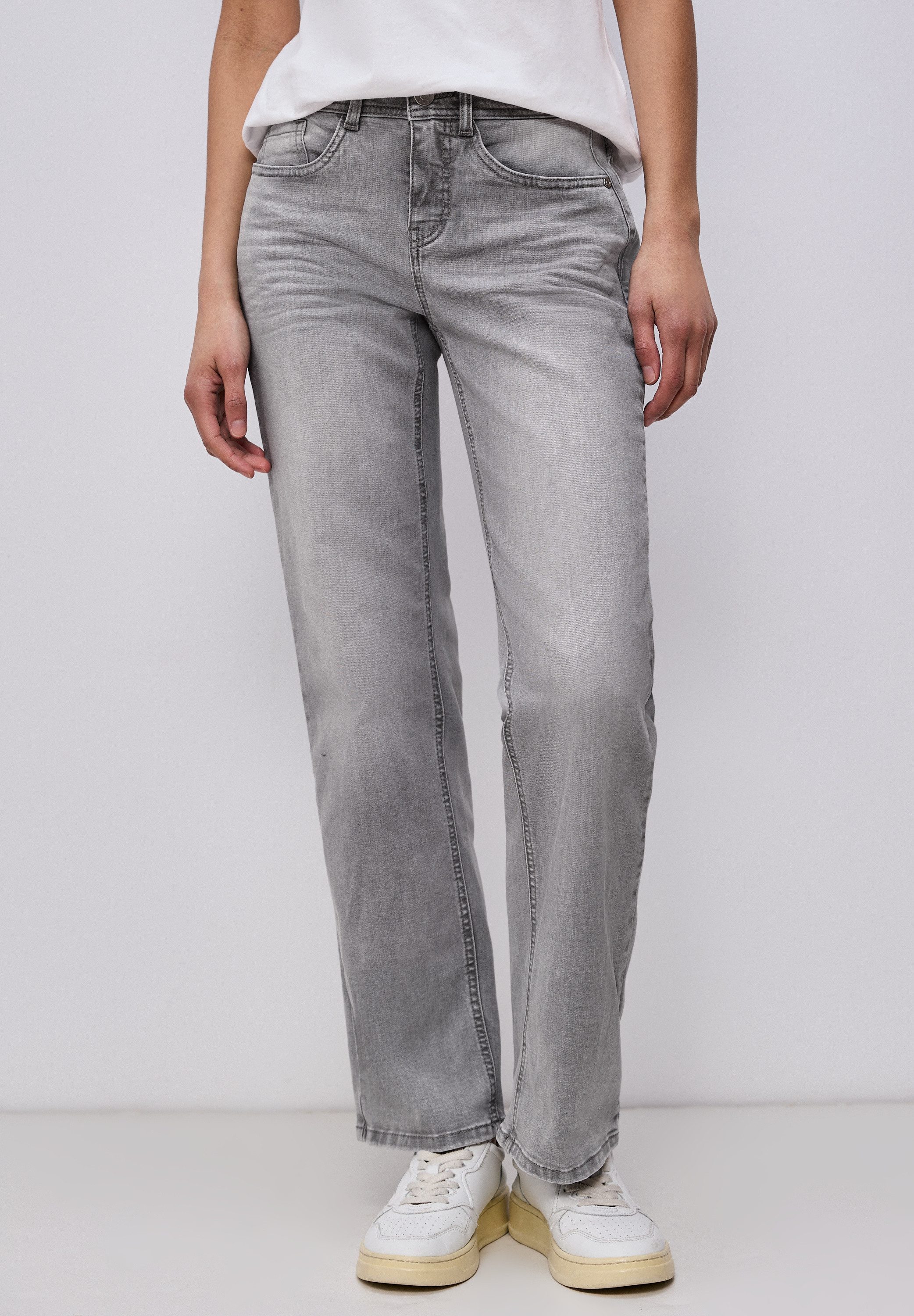STREET ONE Comfort-fit-Jeans Middle Waist