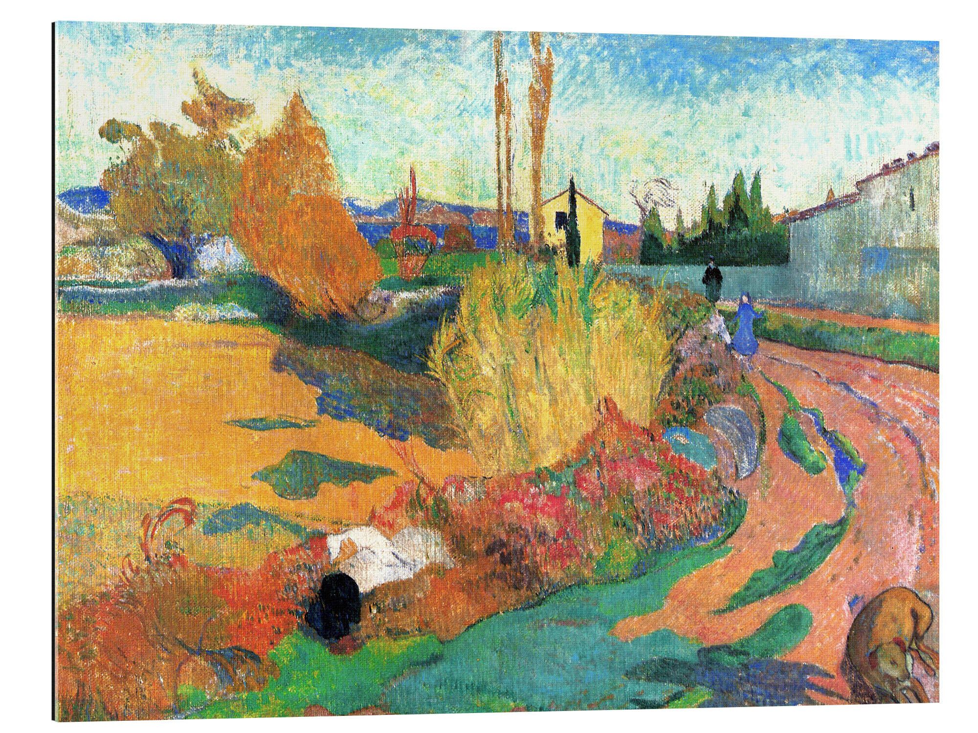 Posterlounge XXL-Wandbild Paul Gauguin, Landschaft bei Arles, Mediterran Malerei