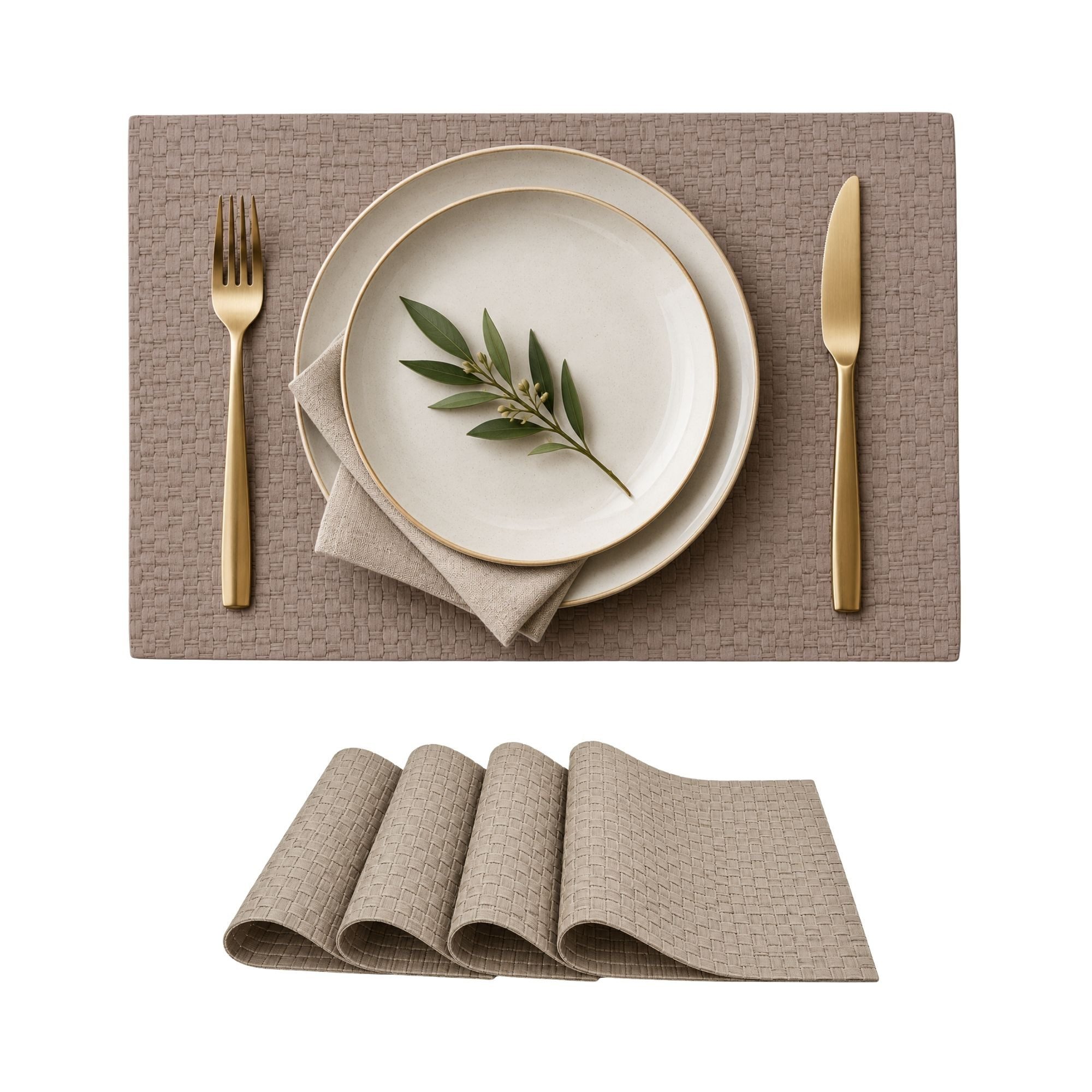 Beautex Platzset, Tischsets, Telleruntersetzer abwaschbar, Design wählbar, (4-St), abwischbar, robust, langlebig, rutschfest, reißfest