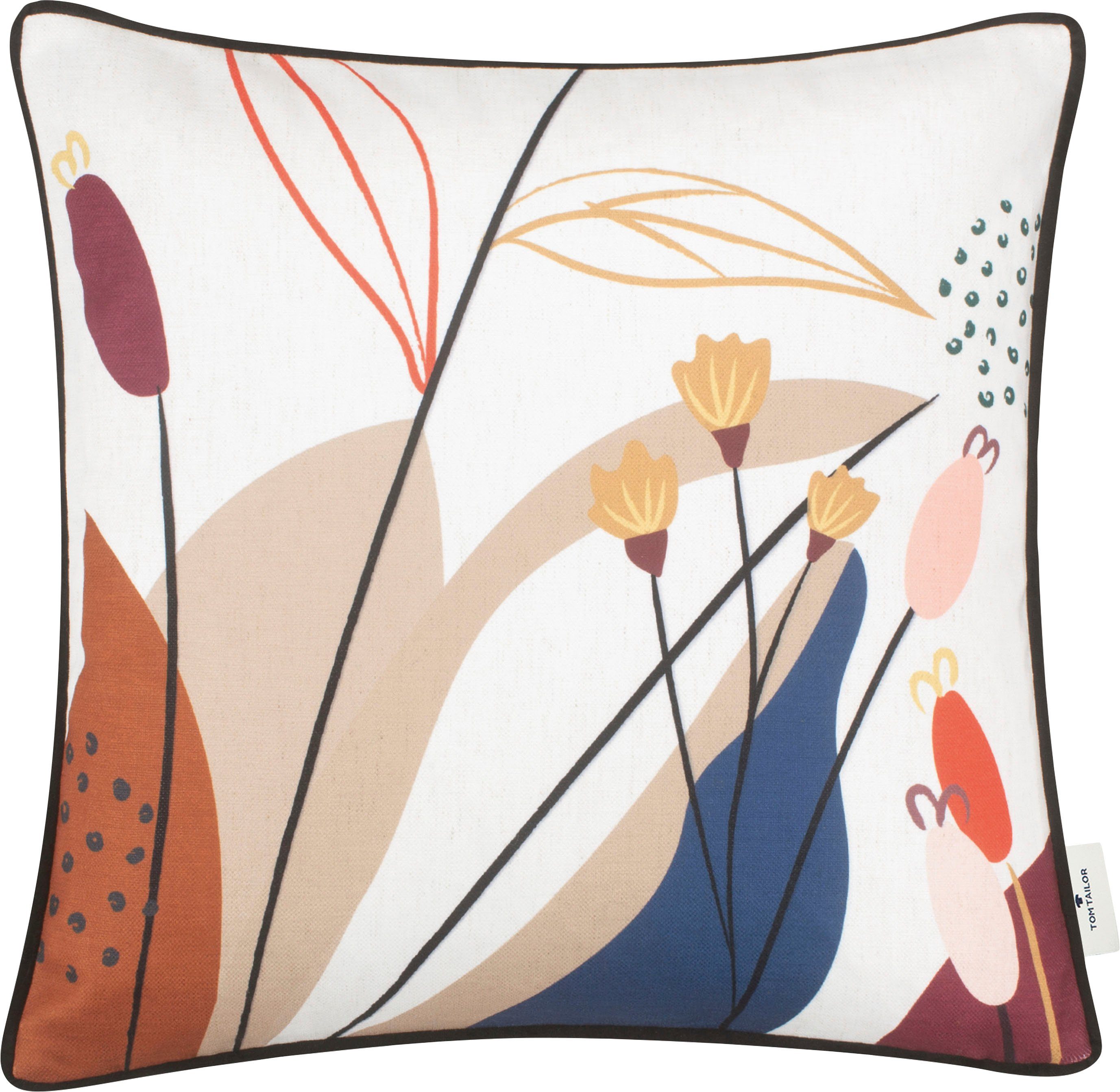 TOM TAILOR HOME Dekokissen Autumn Leaves, mit farbenfrohem Druckmotiv, Kissenhülle ohne Füllung, 1 Stück. € 24,30