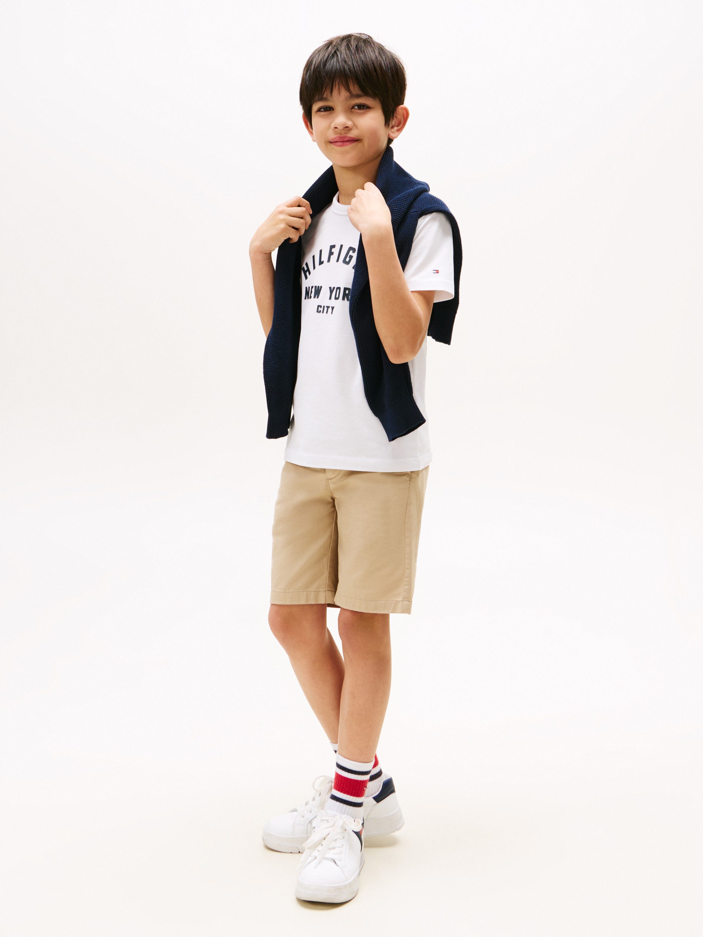 Tommy Hilfiger T-Shirt CURVED HILFIGER GRAPHIC günstig online kaufen