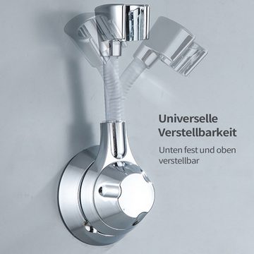 Amissz Brausehalter Duschkopfhalterung Duschhalterung Brausehalter Handbrause Halterung, praktische Wandbefestigung