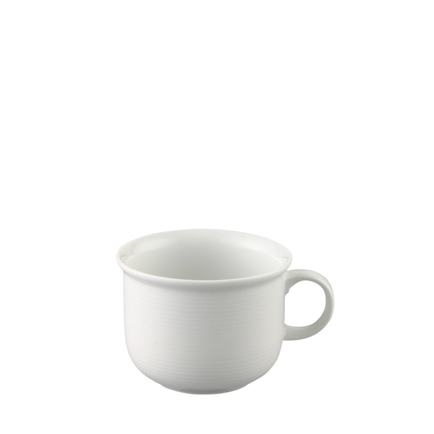 mikrowellengeeignet - und Porzellan, - Thomas Tasse Porzellan Porzellan, Weiß 4 Kaffee-Obertasse Stück, TREND spülmaschinenfest