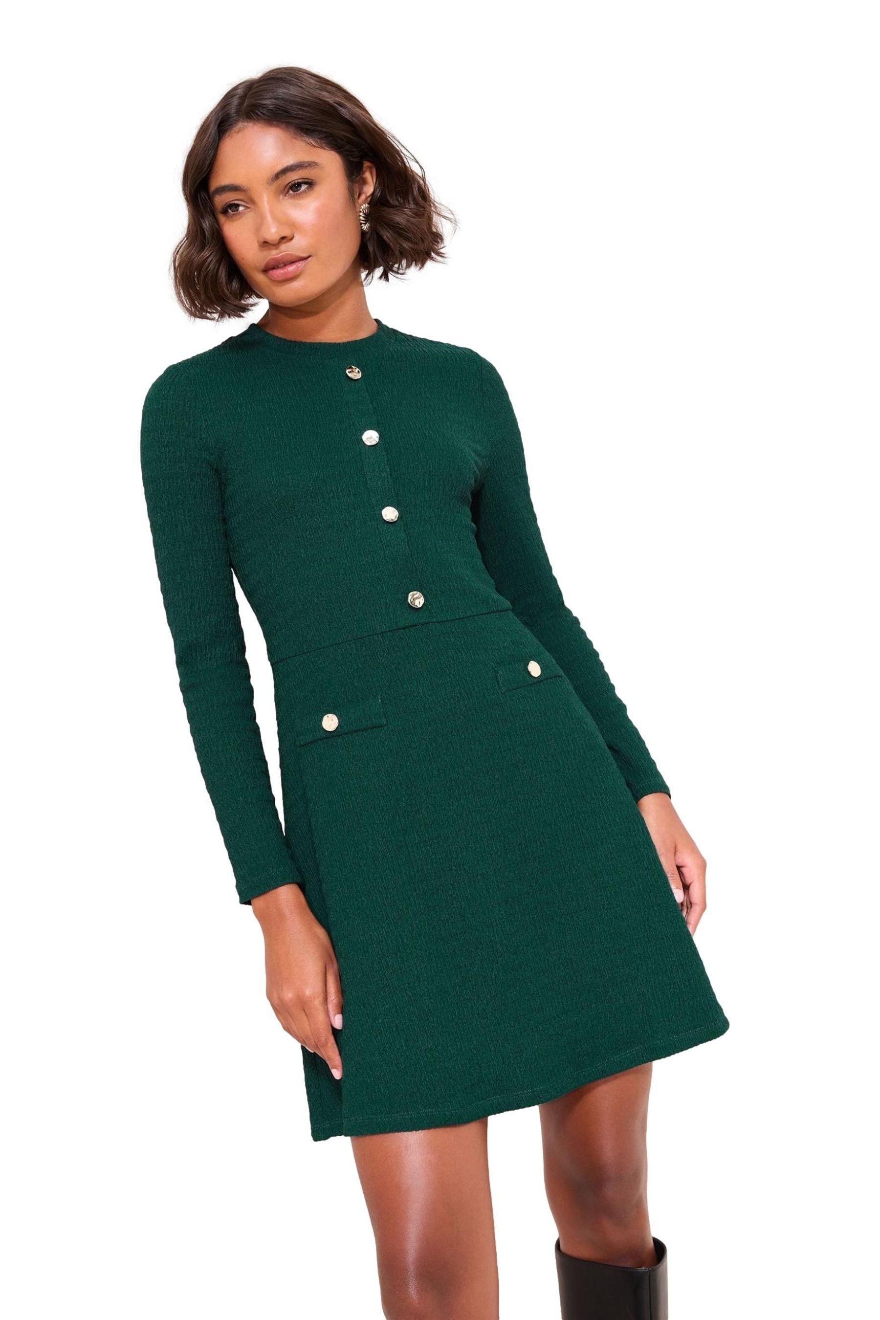 Friends Like These Minikleid Friends Like These Jersey-Minikleid mit Knopf günstig online kaufen