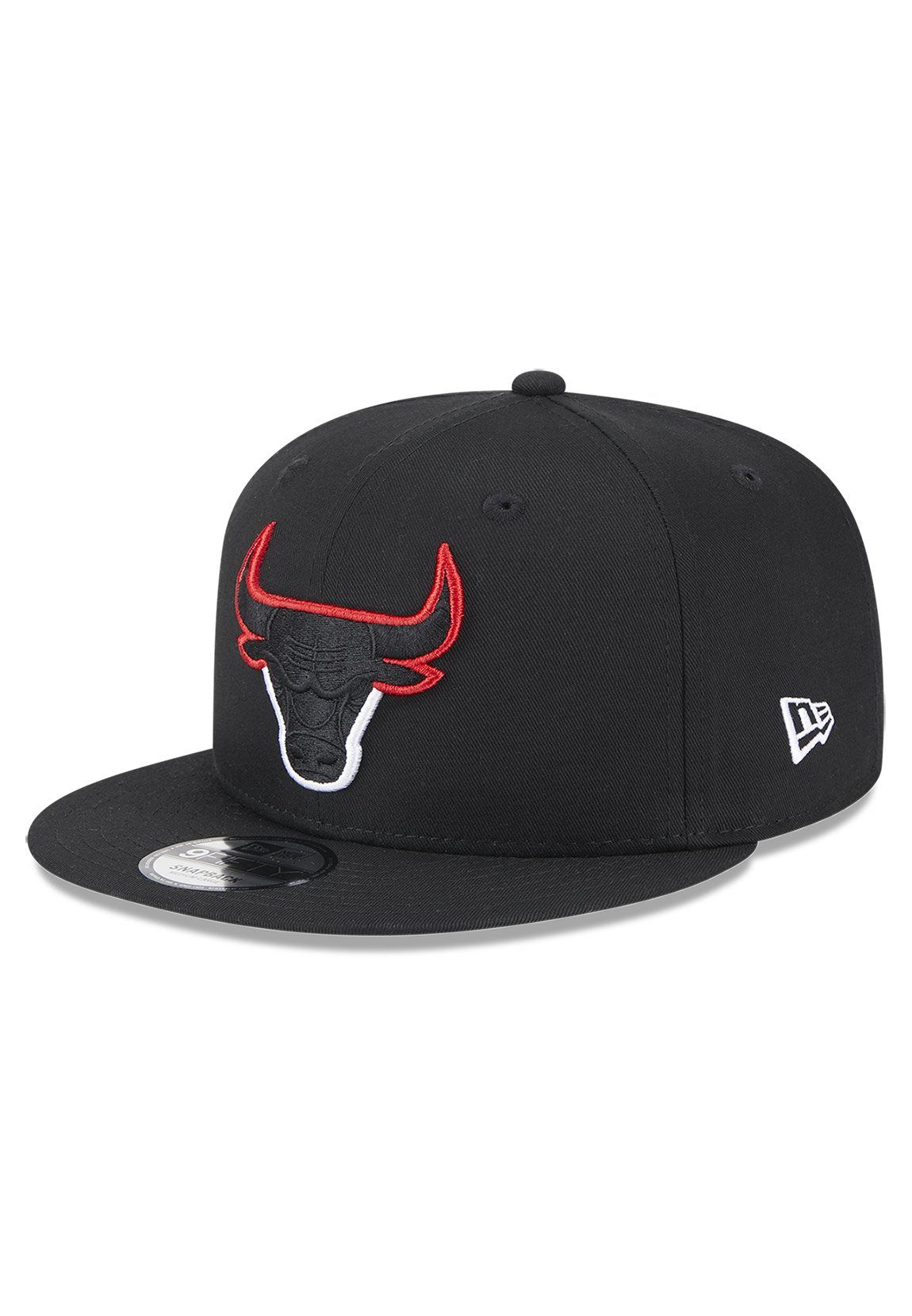 New Era Snapback Logo New Cap BULLS Cap Snapback Split CHICAGO 9Fifty Era Schwarz