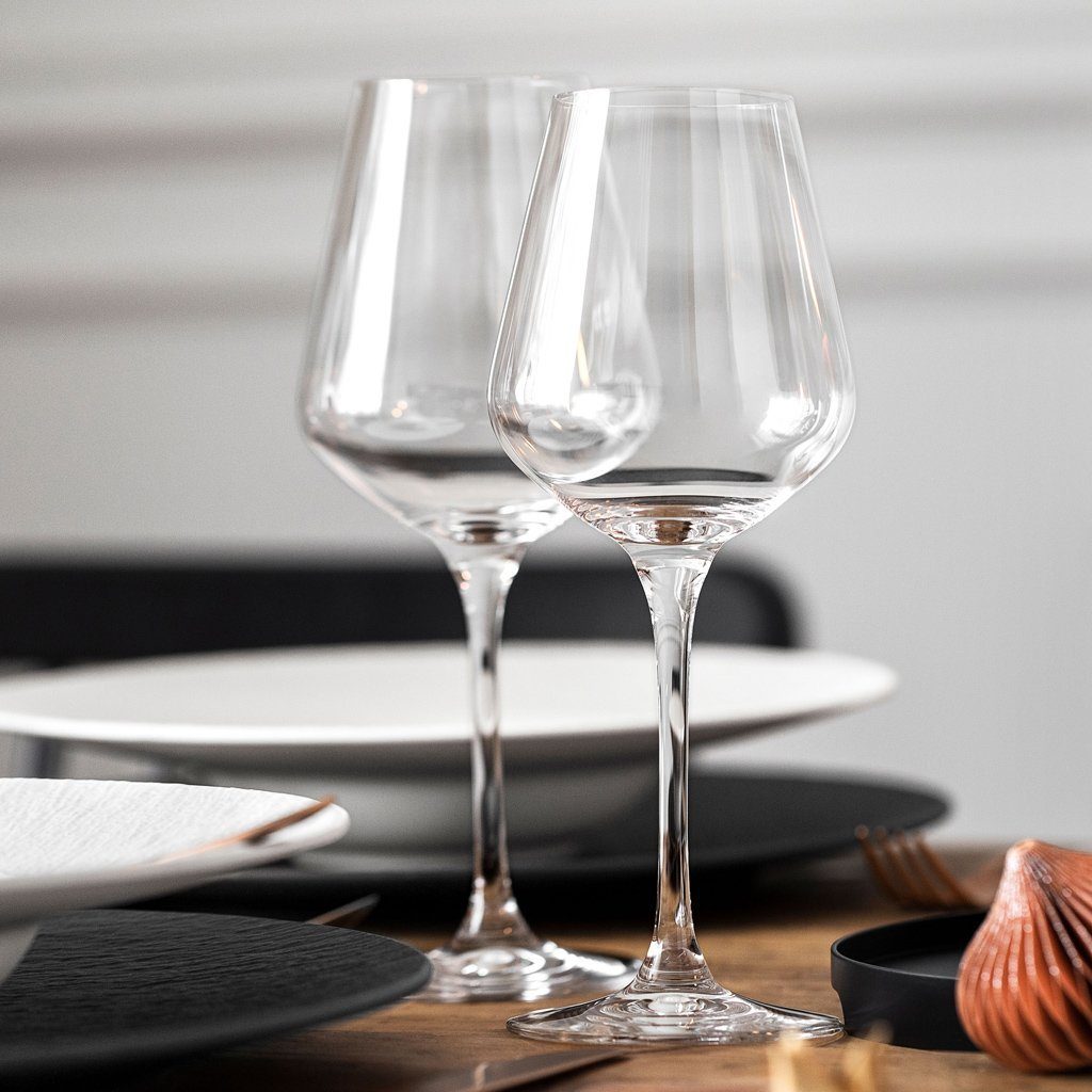 Villeroy & Boch Gläser-Set La Divina Rotweinglas, 4 Stück, 4-tlg., Glas, Kristallglas, 4 Stck, spülmaschinenfest