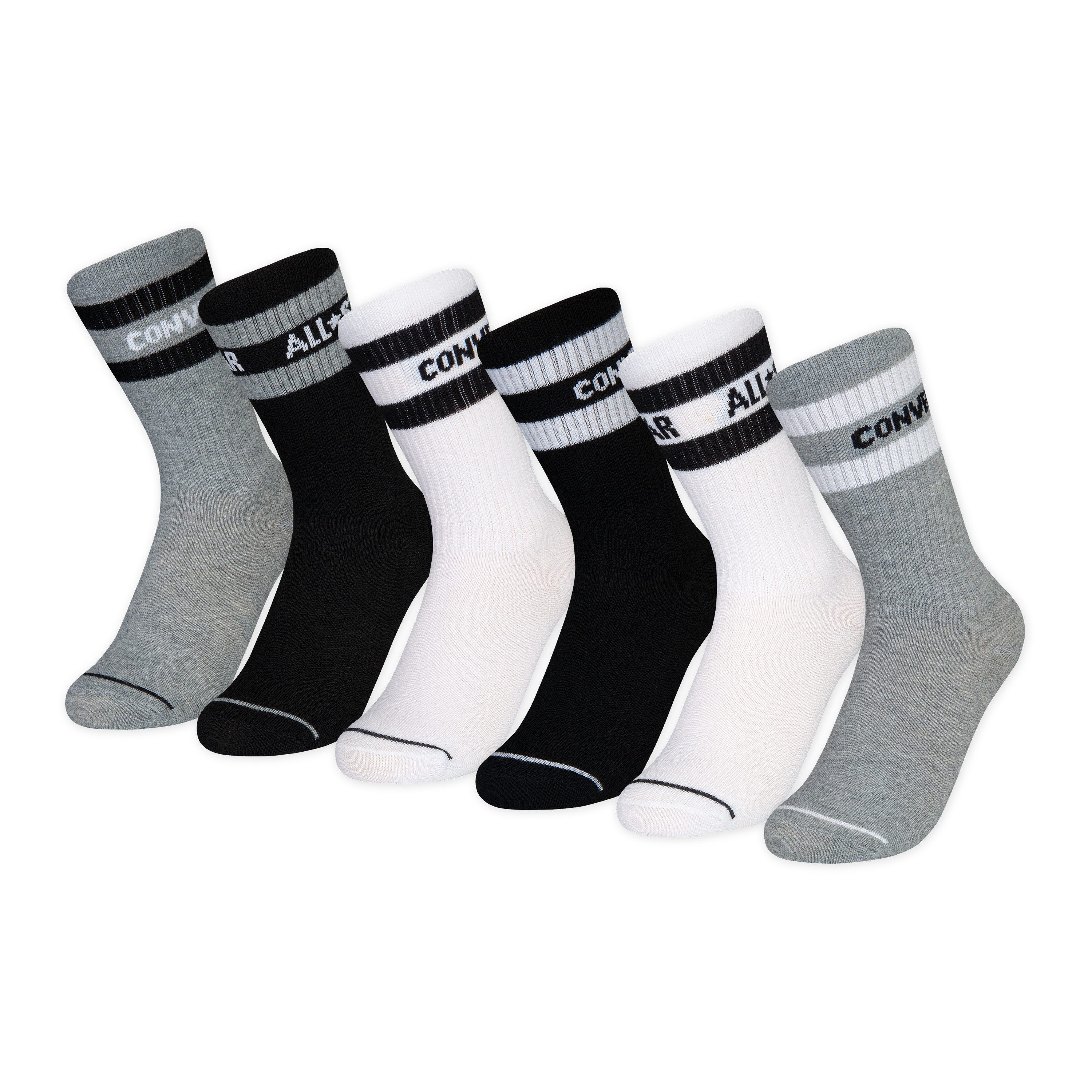 Converse Носки CHN BASIC WORDMARK CREW 6PK (6-Paar) für Kinder