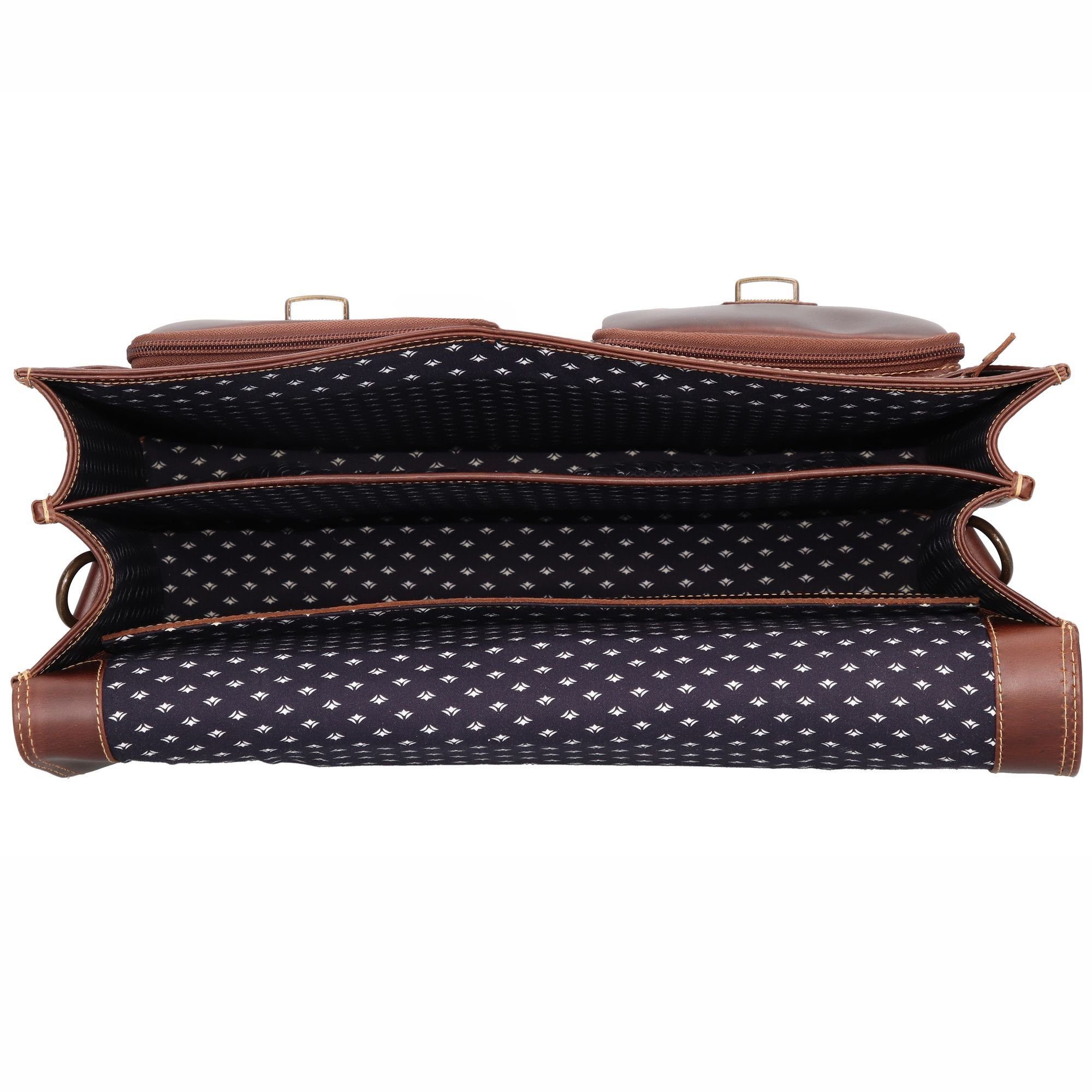 Buckle & Seam Aktentasche Nevada, Leder