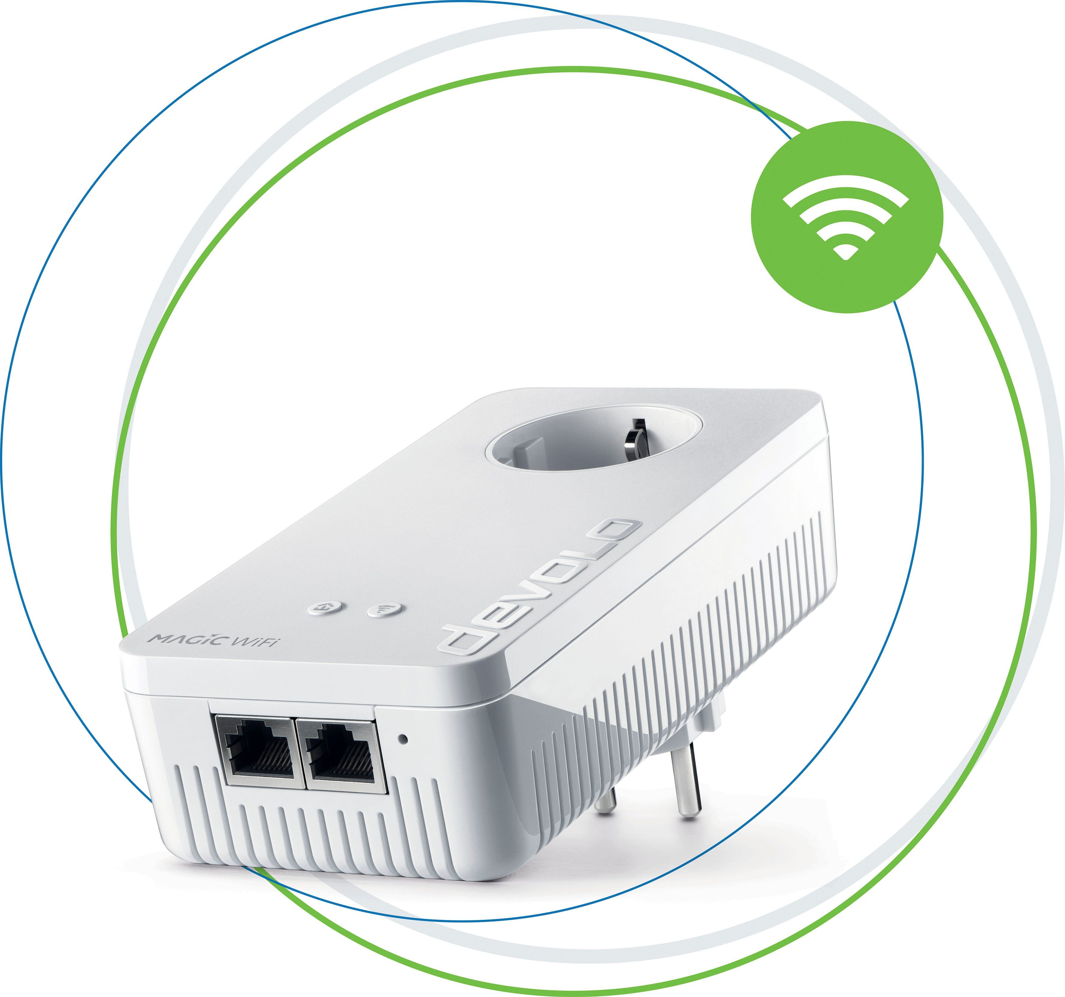 WiFi (Ethernet) Adapter DEVOLO 2 RJ-45 zu Magic 6