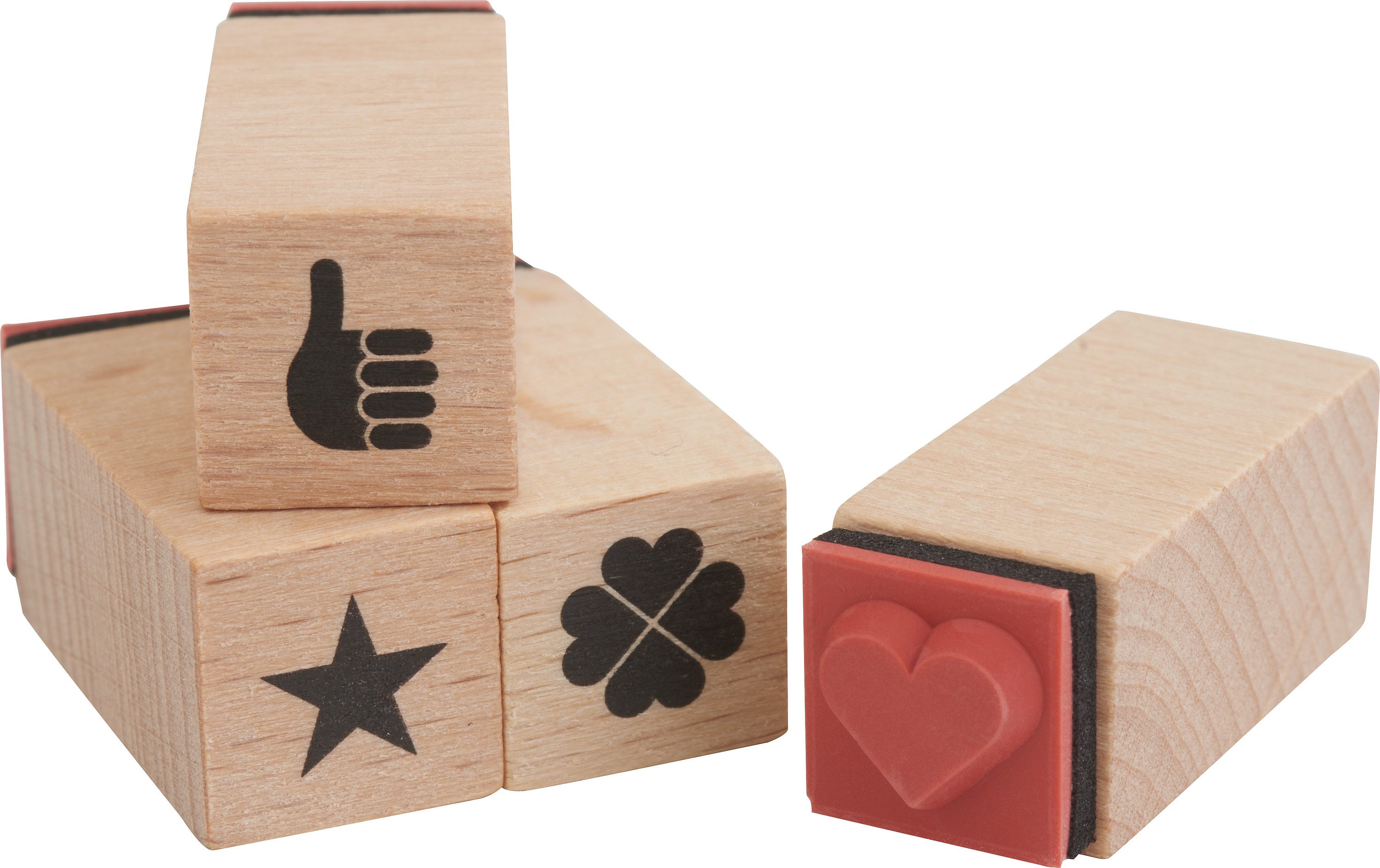 Rico Design Stempel Stempel-Set, 4 Teile